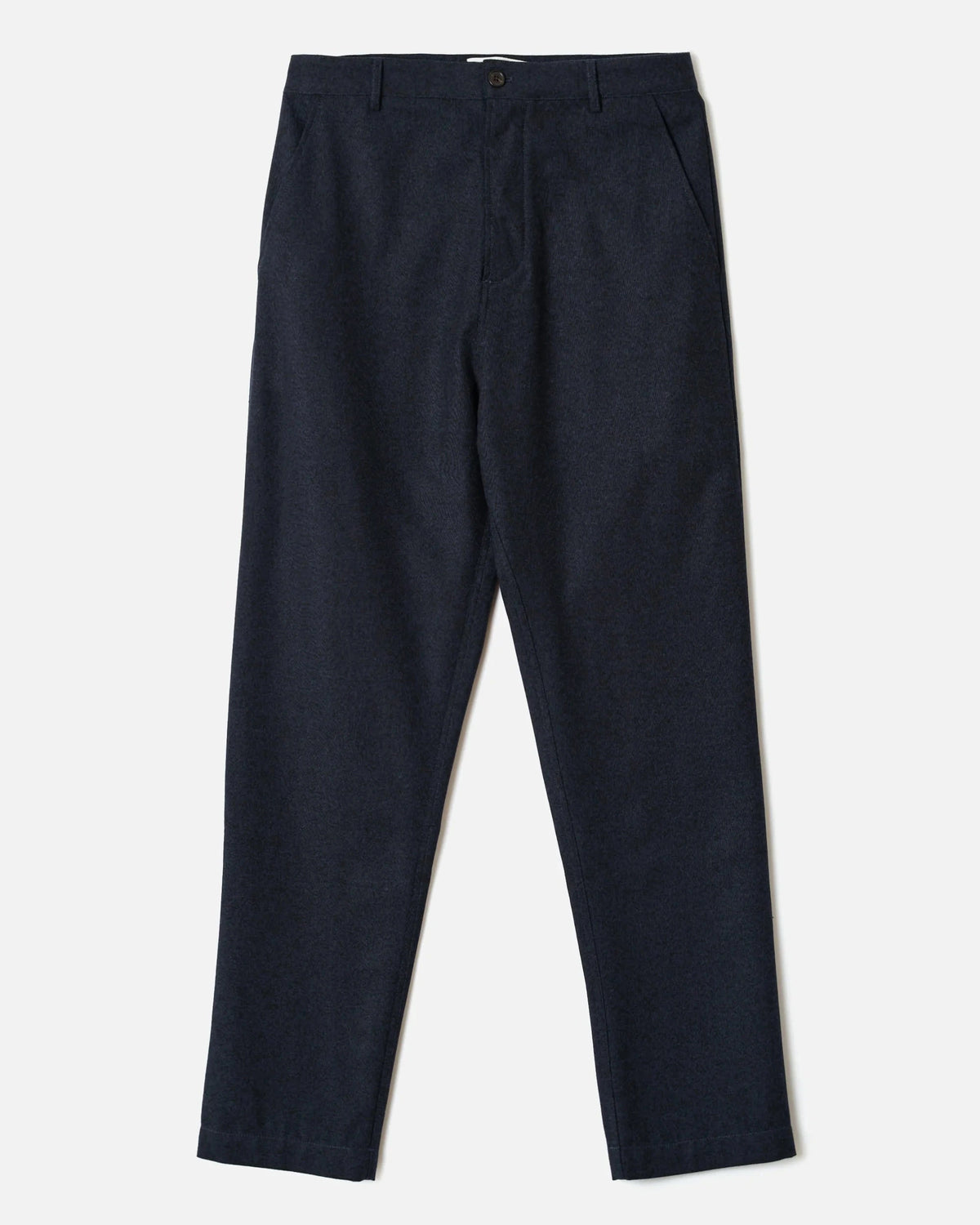 Recycled Italian Tweed Military Chino - Navy