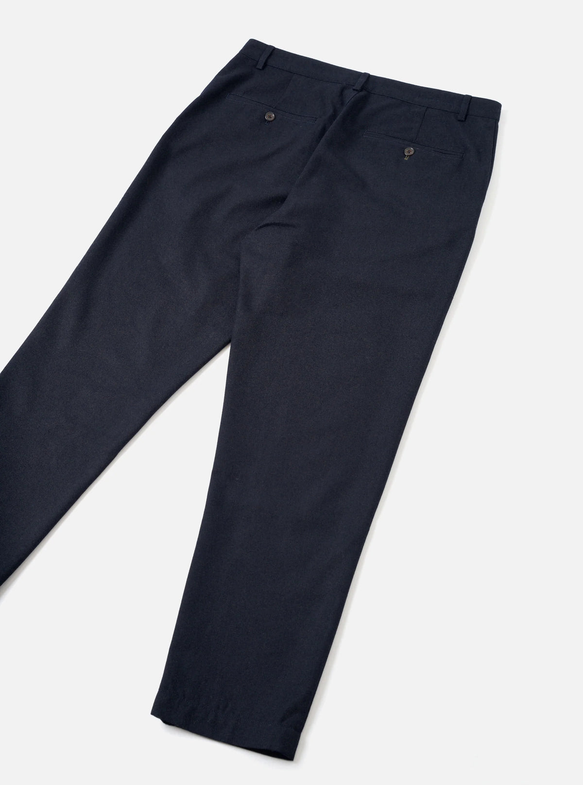 Recycled Italian Tweed Military Chino - Navy