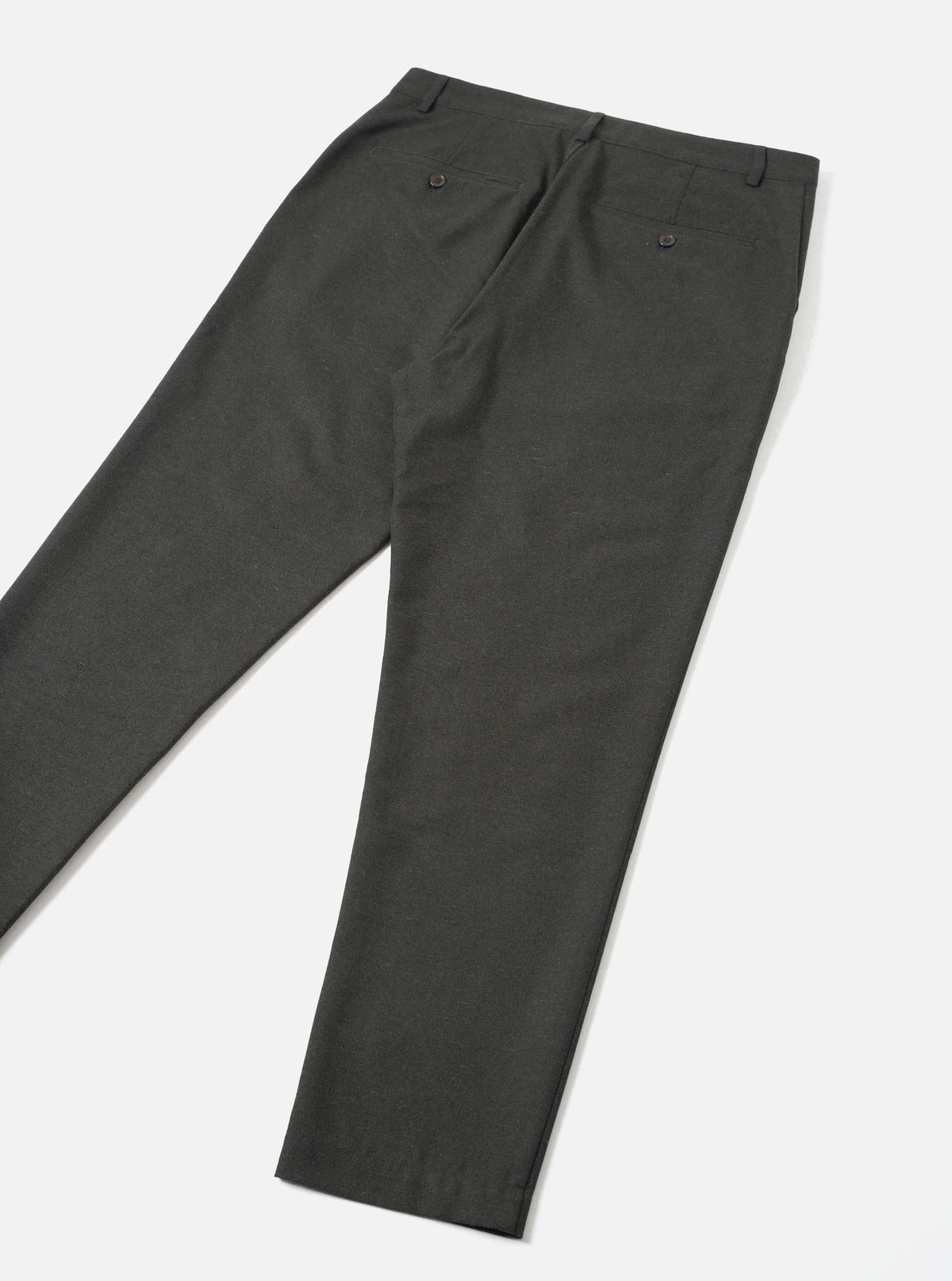 Recycled Italian Tweed Military Chino - Olive