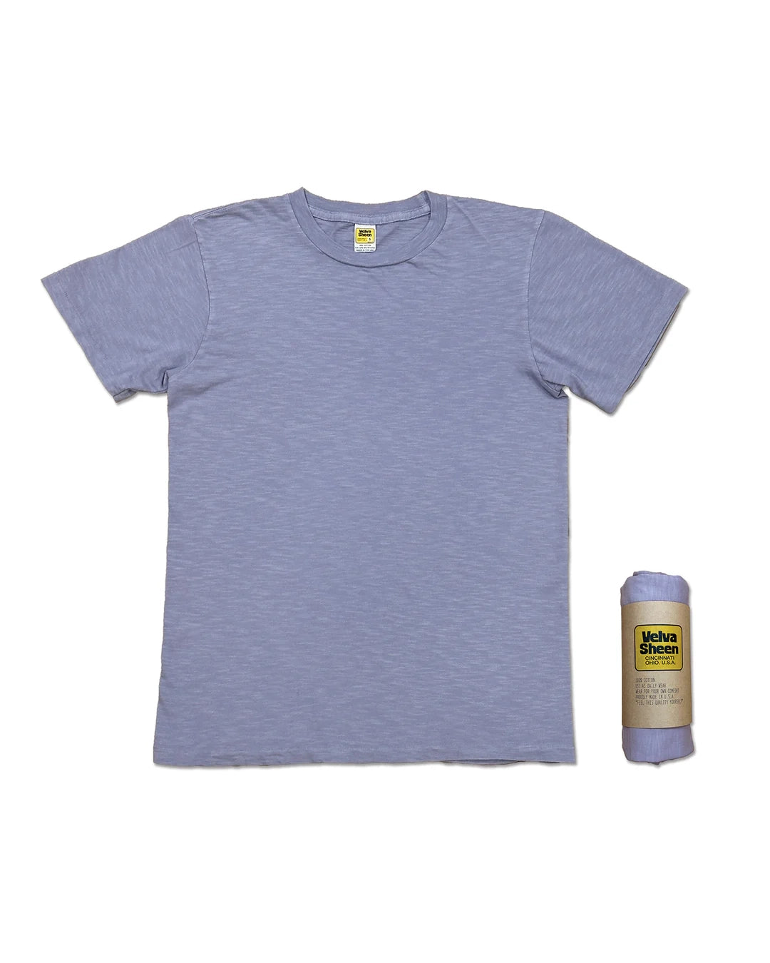 Rolled Regular Cotton SS T-Shirt -  Fuji