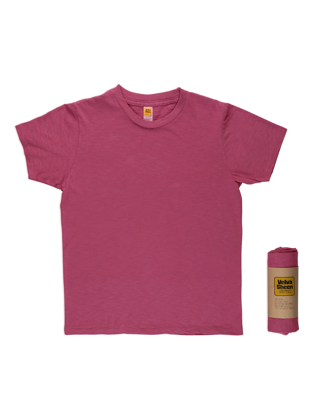 Rolled Regular Cotton SS T-Shirt -  Regal Purple