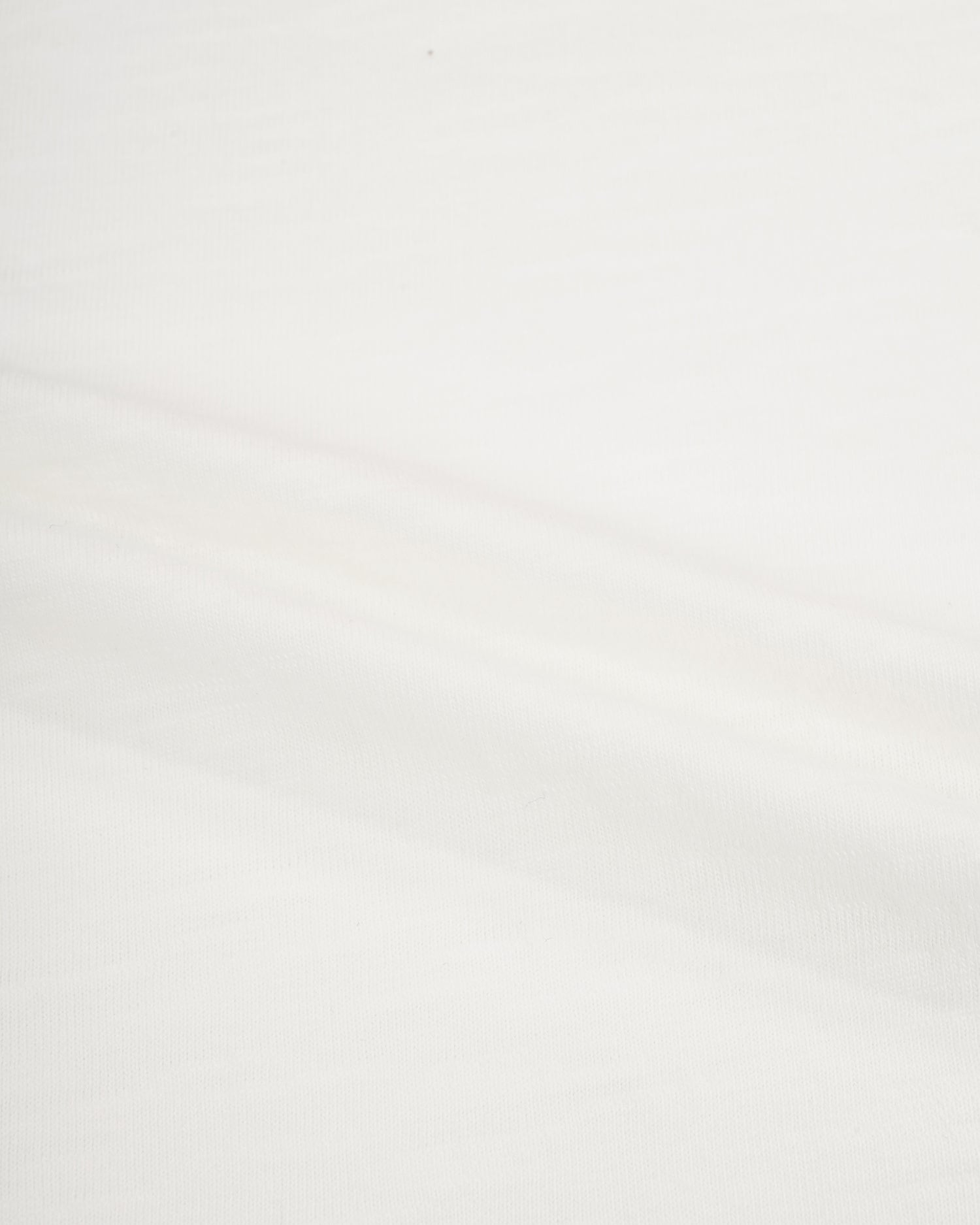 Slub Cotton Half T-shirt - White