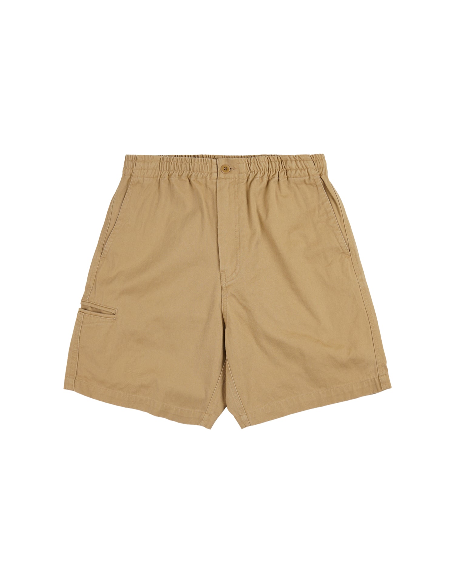 Washed Officer Chino shorts - Beige