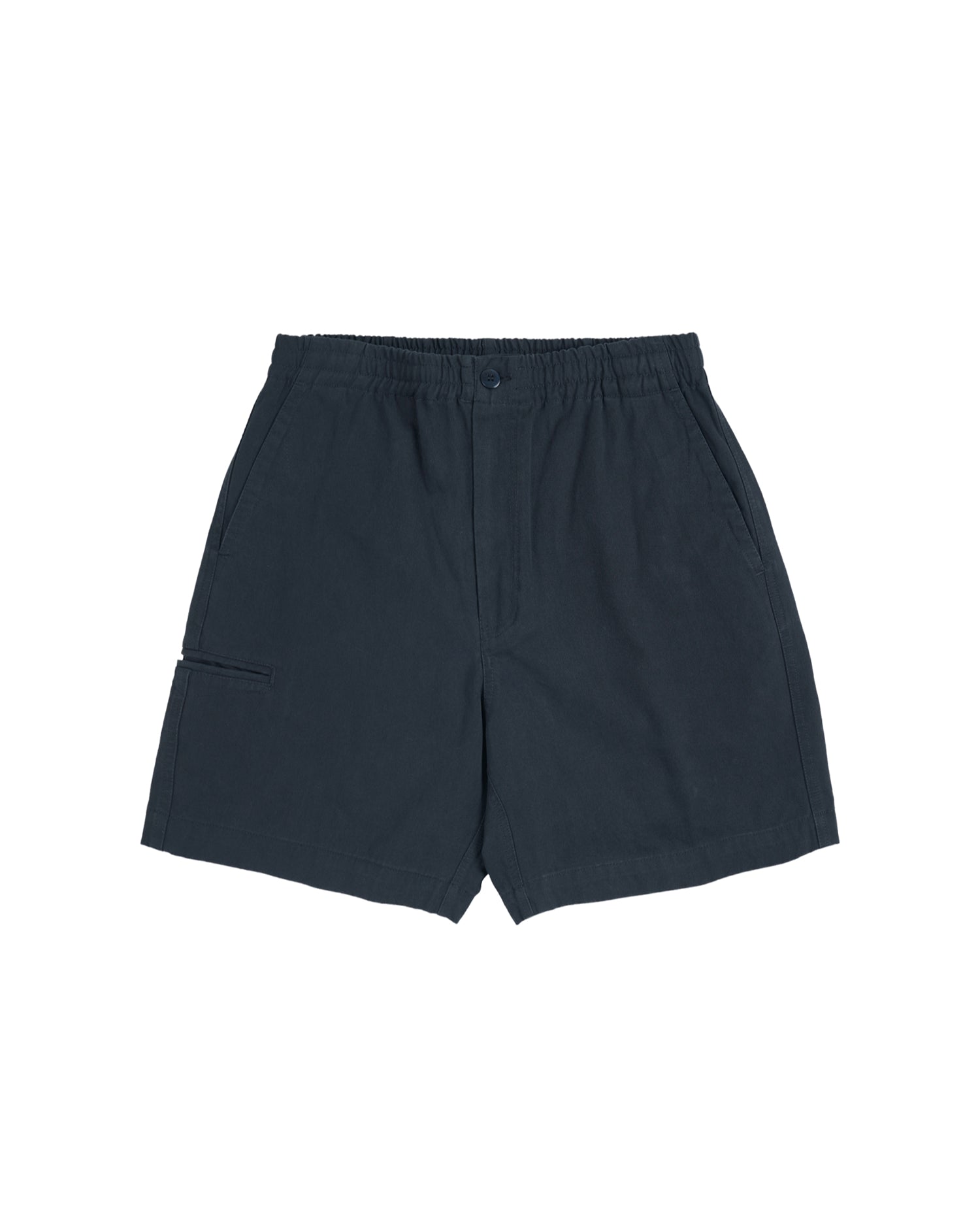 Washed Officer Chino shorts - Black