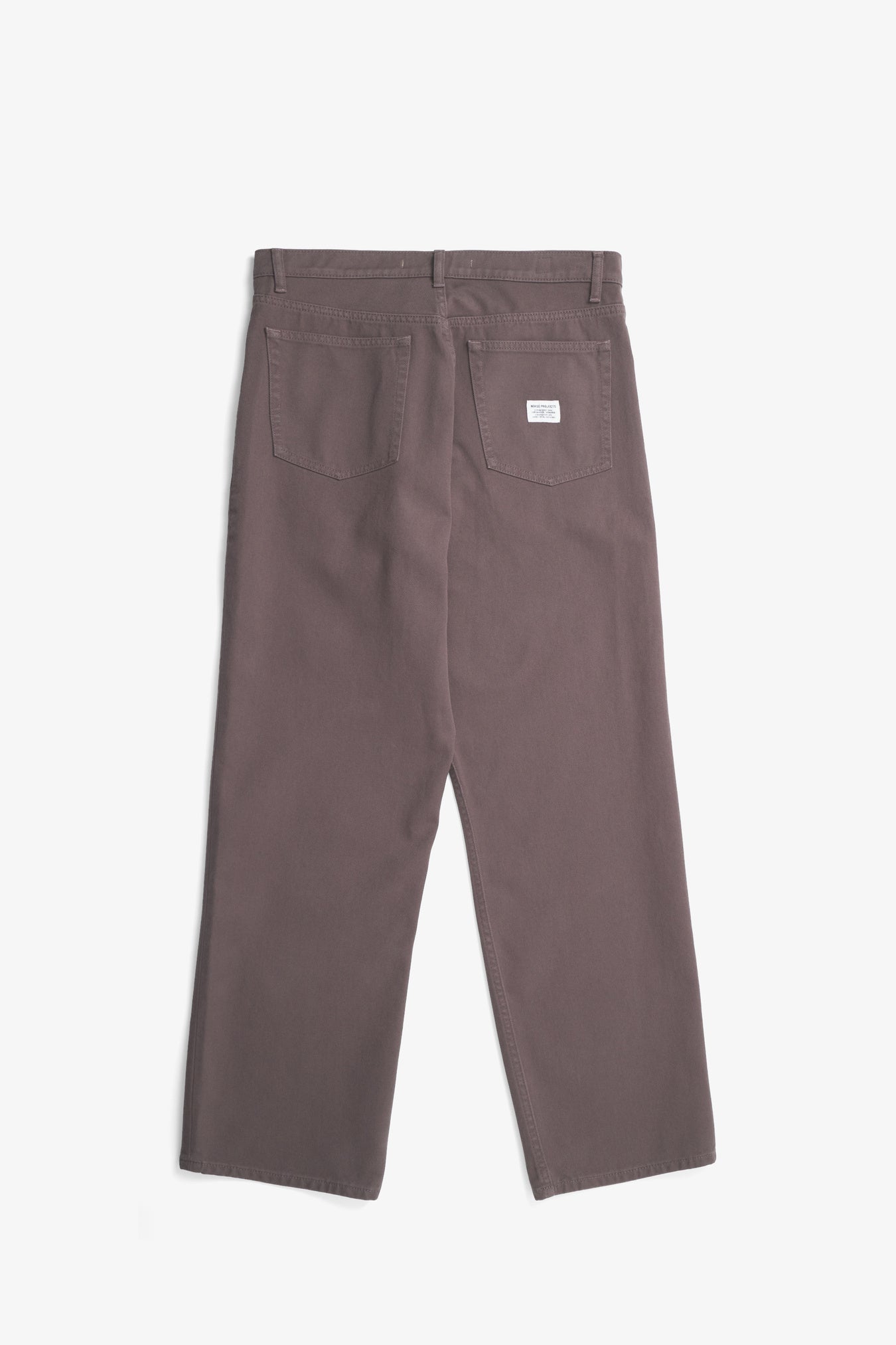 Mogens Relaxed 5 Pocket Heavy Twill - Seal Brown