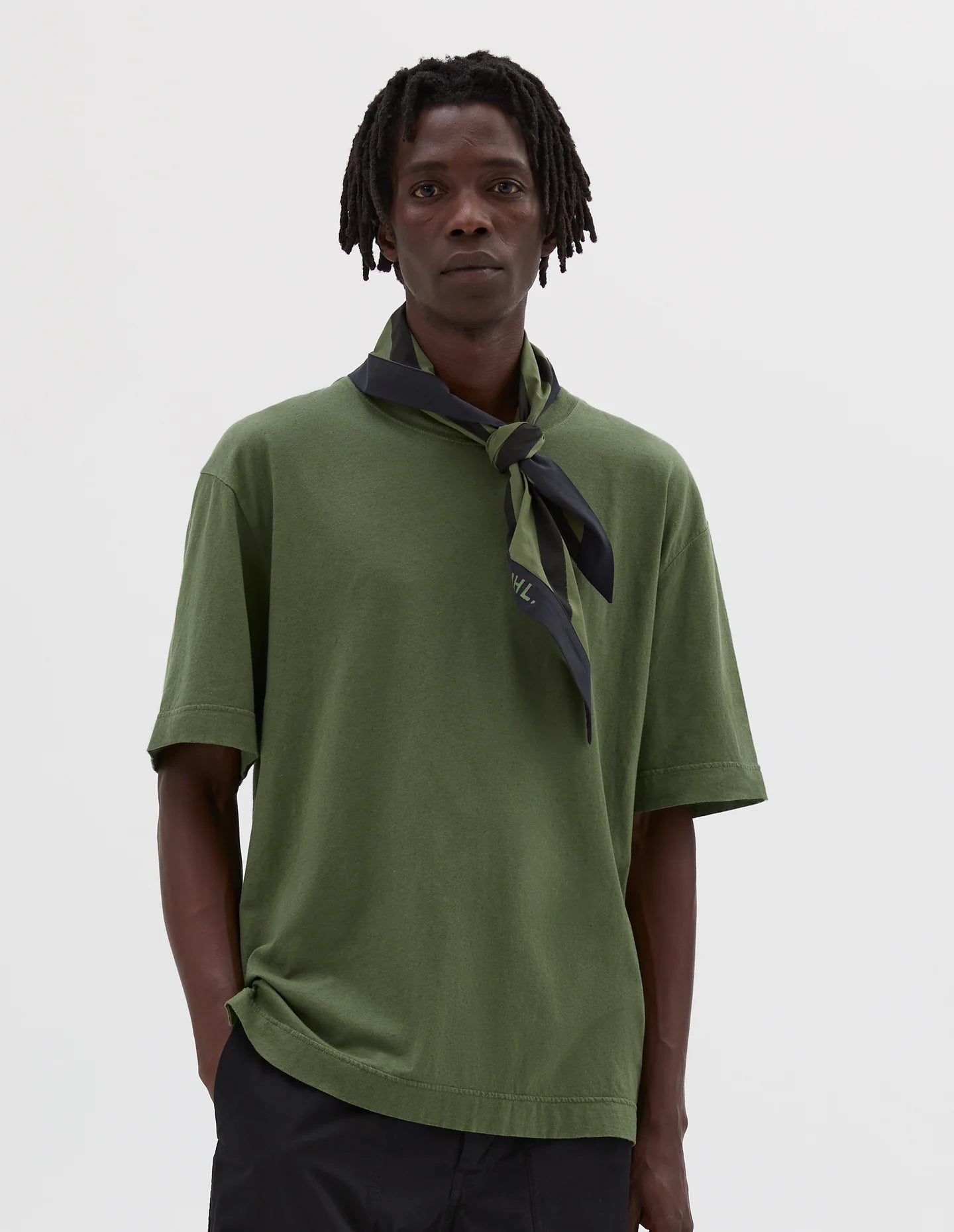 Simple T-shirt Organic Cotton Linen Jersey - Grass