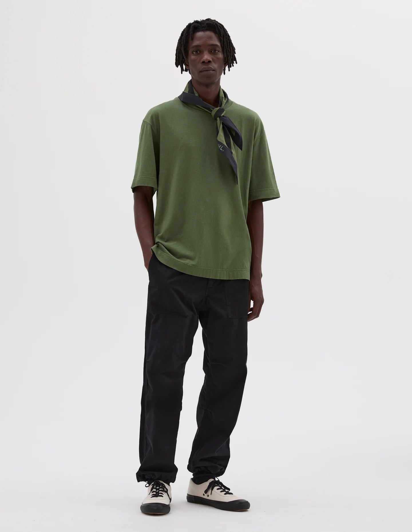 Simple T-shirt Organic Cotton Linen Jersey - Grass