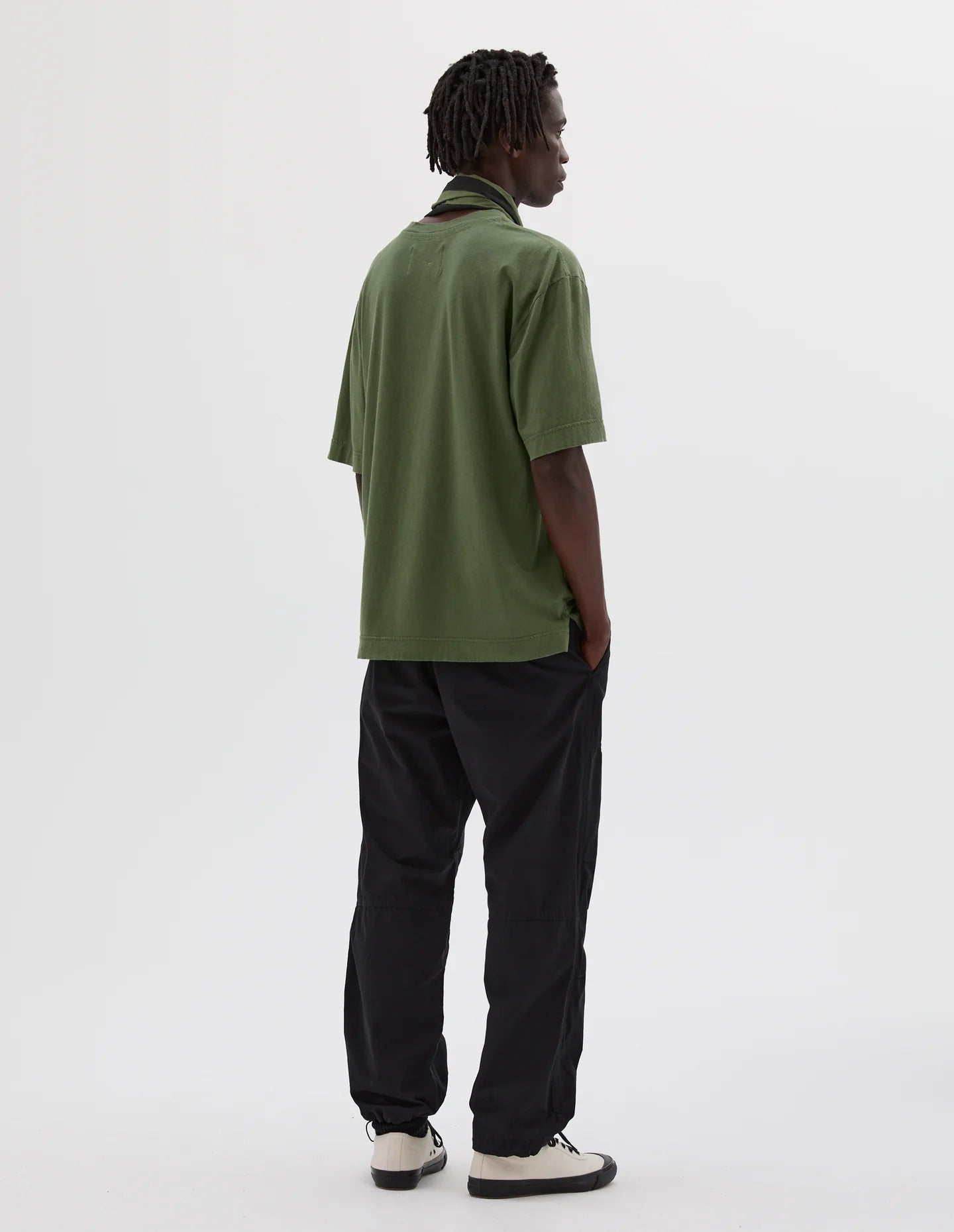 Simple T-shirt Organic Cotton Linen Jersey - Grass
