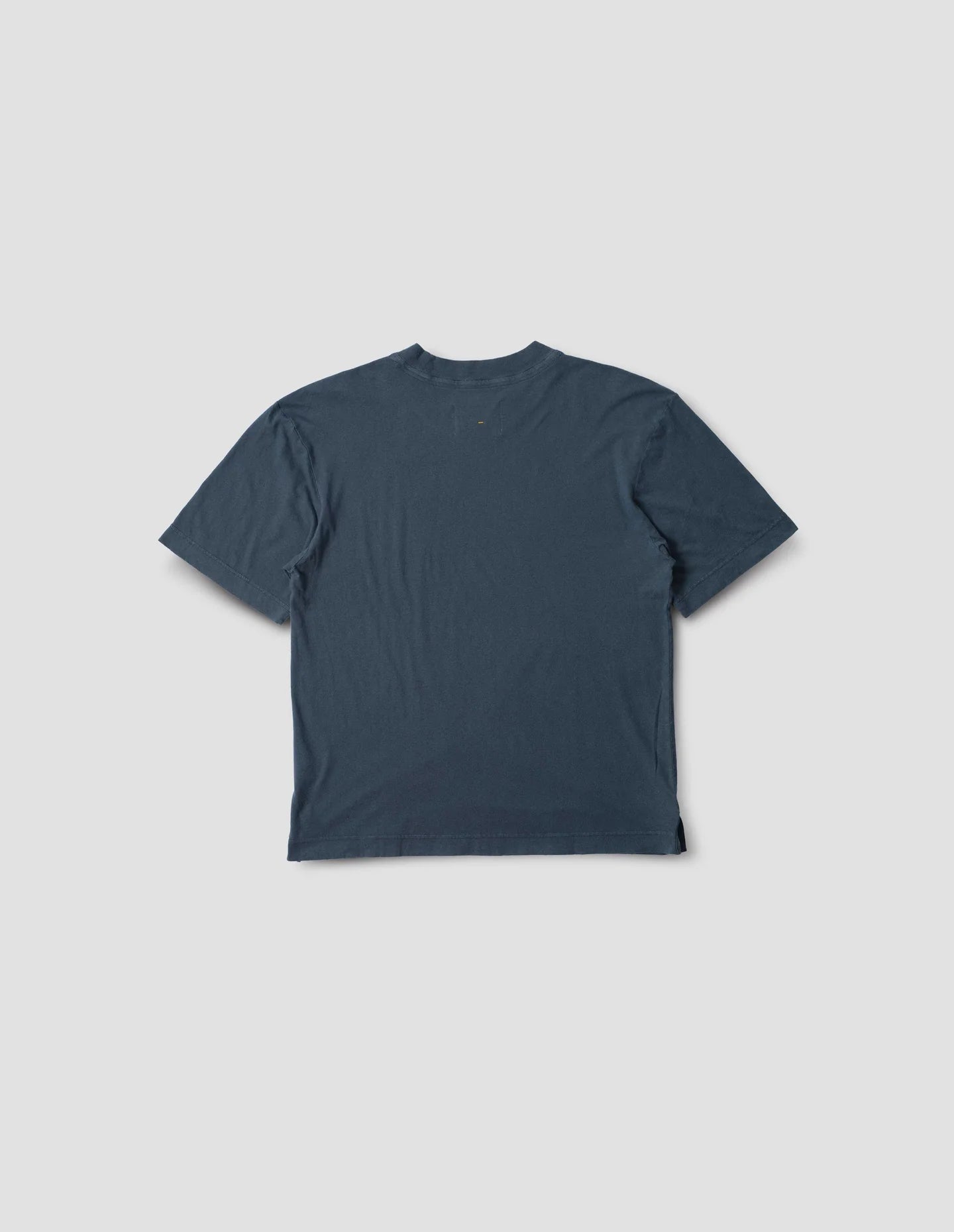 Simple T-shirt Organic Cotton Linen Jersey - Mineral Blue