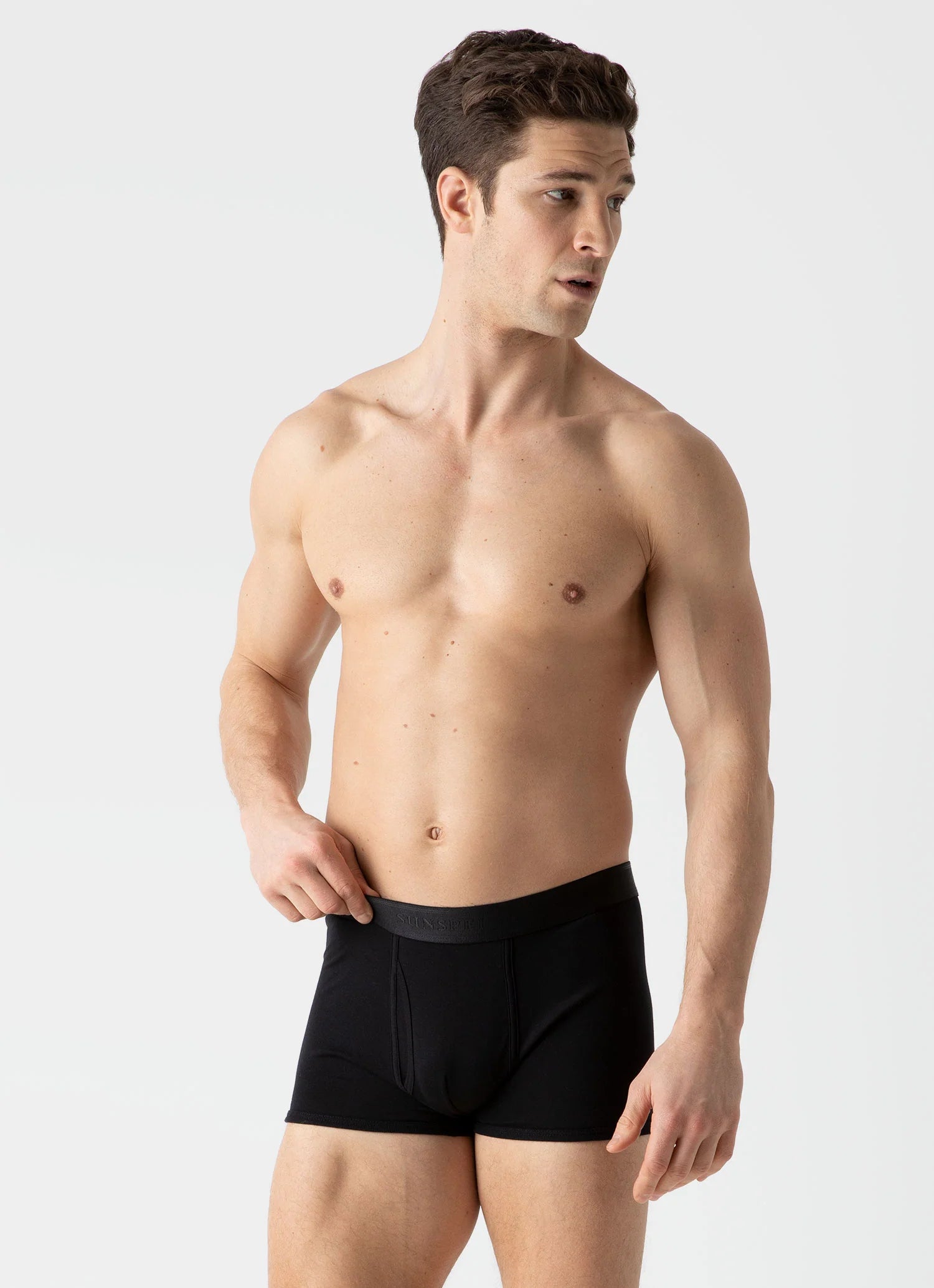 Superfine Cotton Trunks - Black