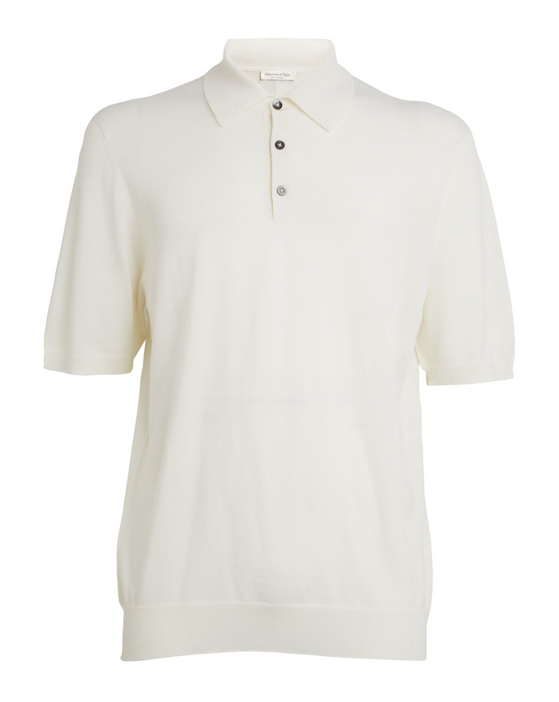 Superfine Merino Poloshirt - White