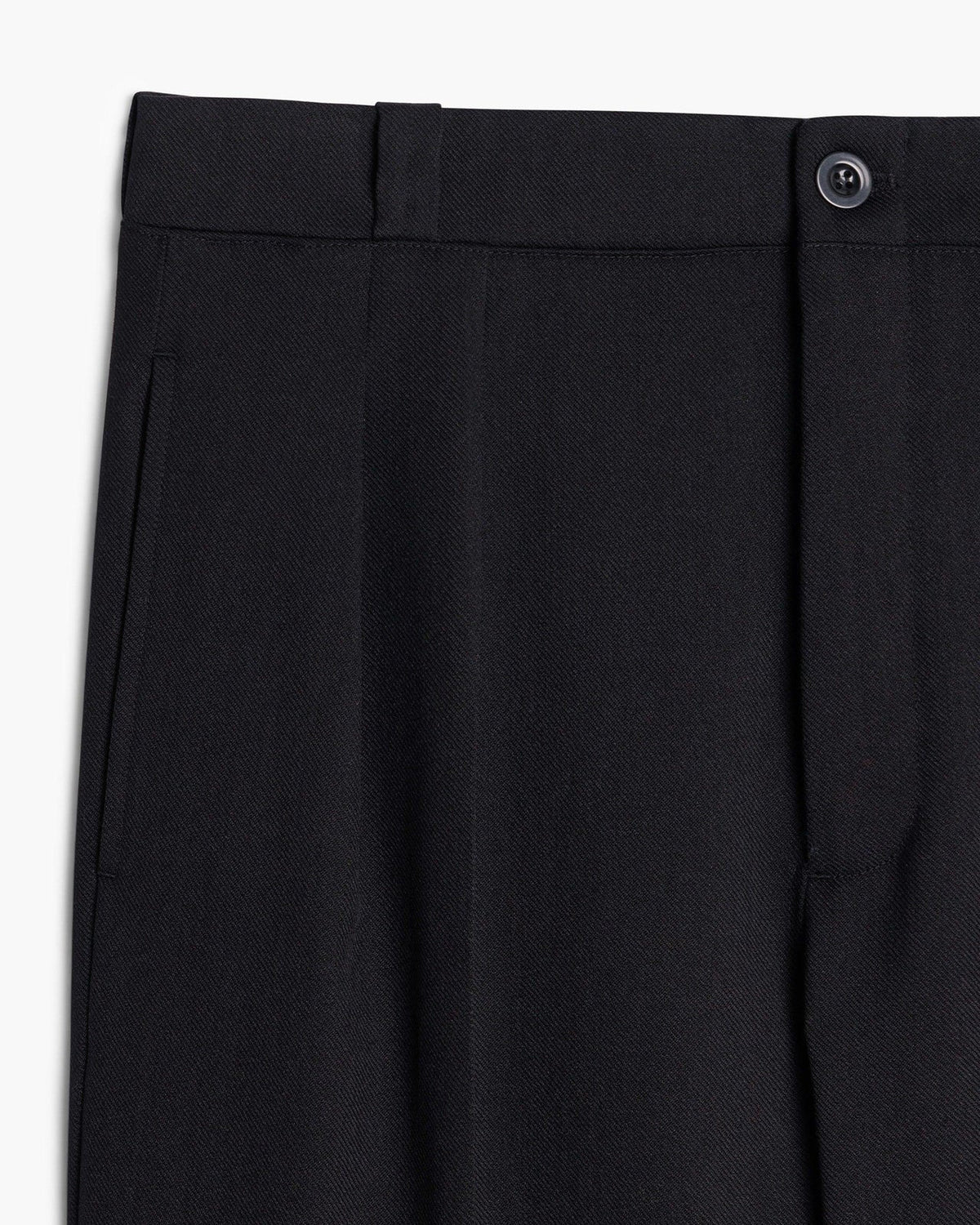 Pantalon French Military - Gabardine de Laine - Black