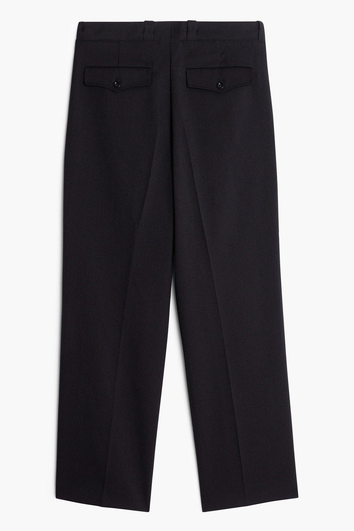 Pantalon French Military - Gabardine de Laine - Black