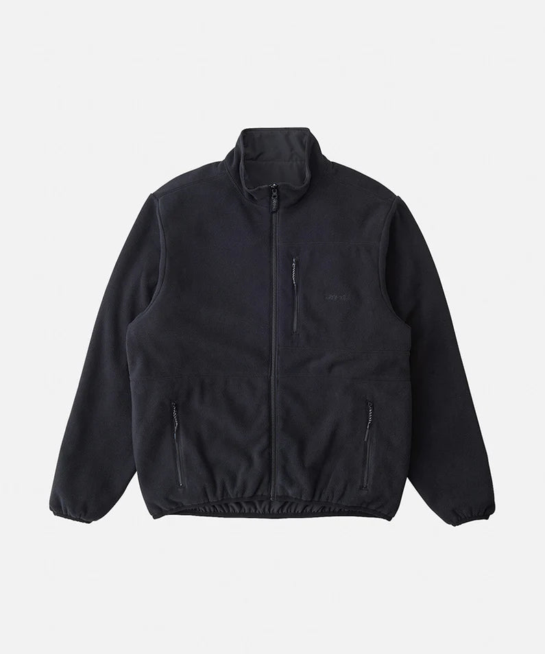 Thermal Fleece Reversible Jacket - Black