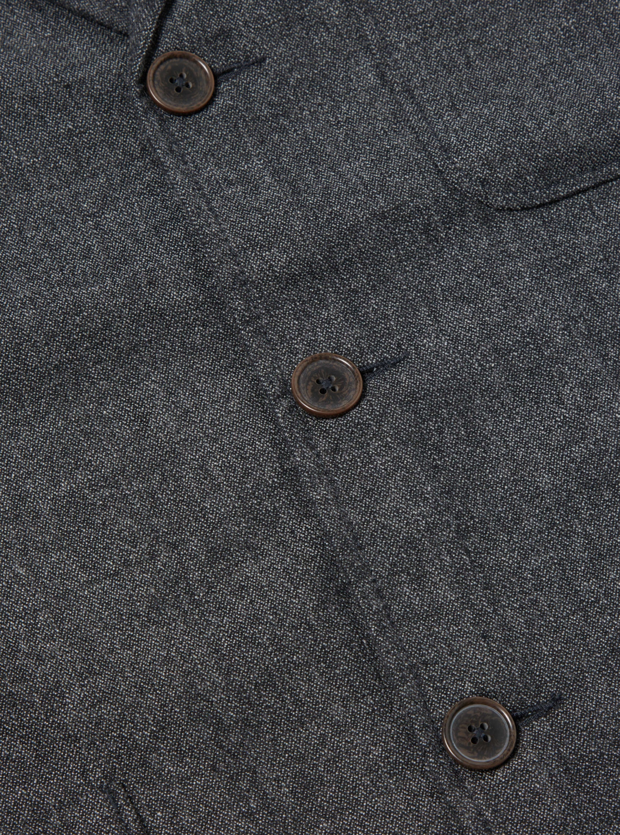 Three Button Jacket - Grey