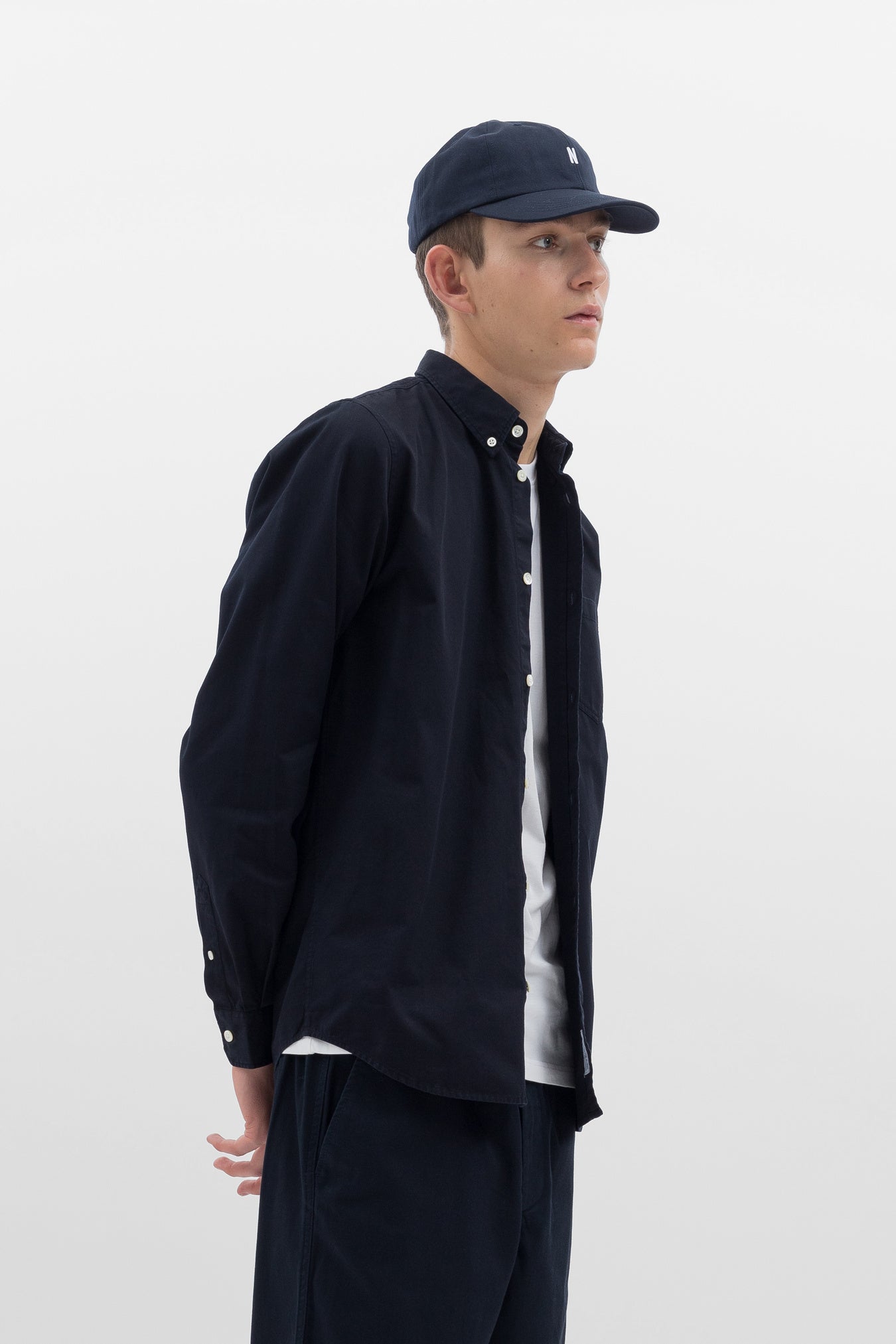 Twill Sports Cap - Dark Navy