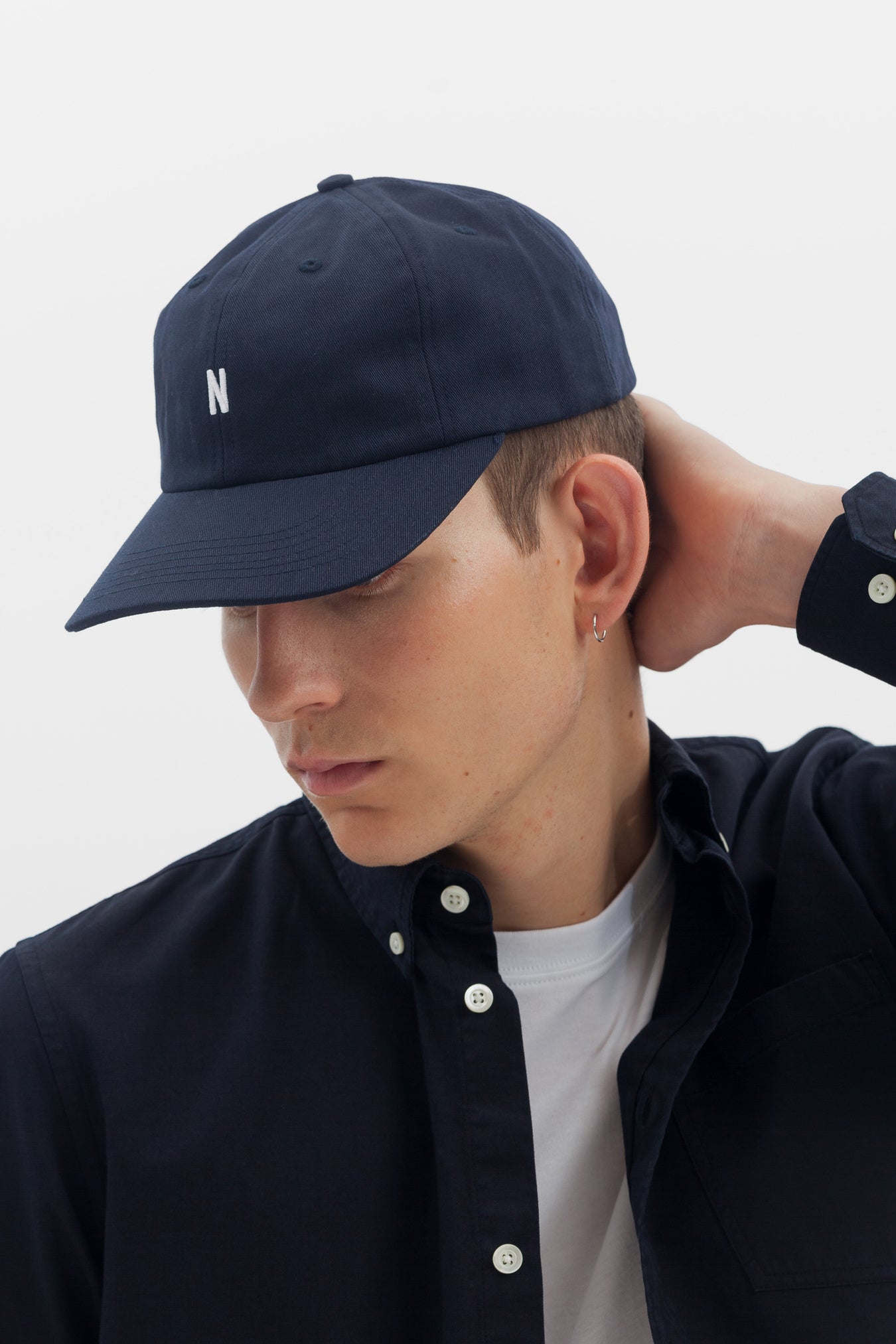 Twill Sports Cap - Dark Navy