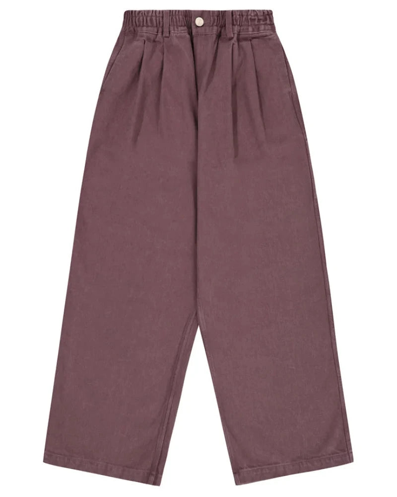 Two Tuck Wide Kation Pants - Purple