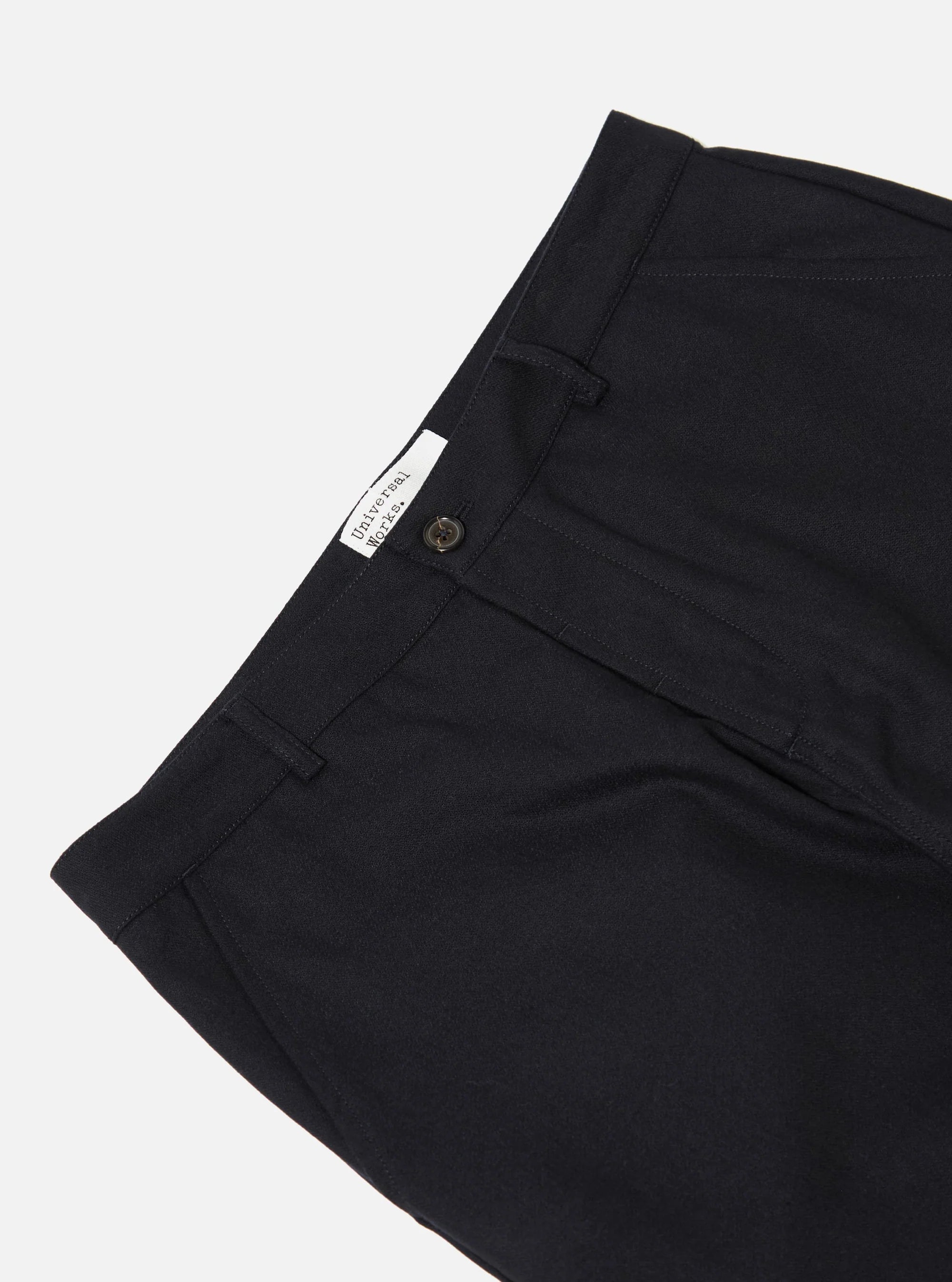 Upcycled Italian Tweed Military Chino - Dark Navy