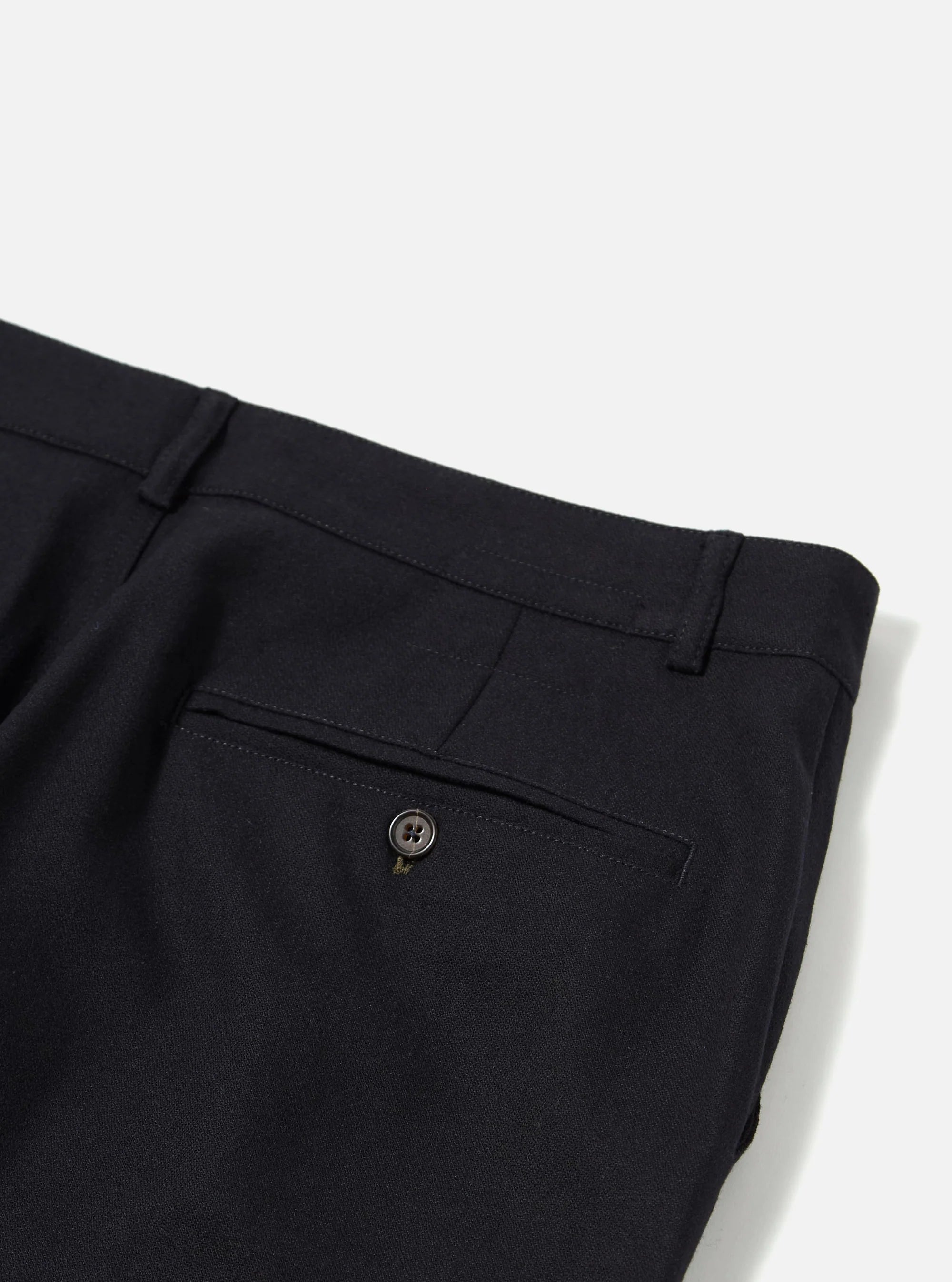 Upcycled Italian Tweed Military Chino - Dark Navy
