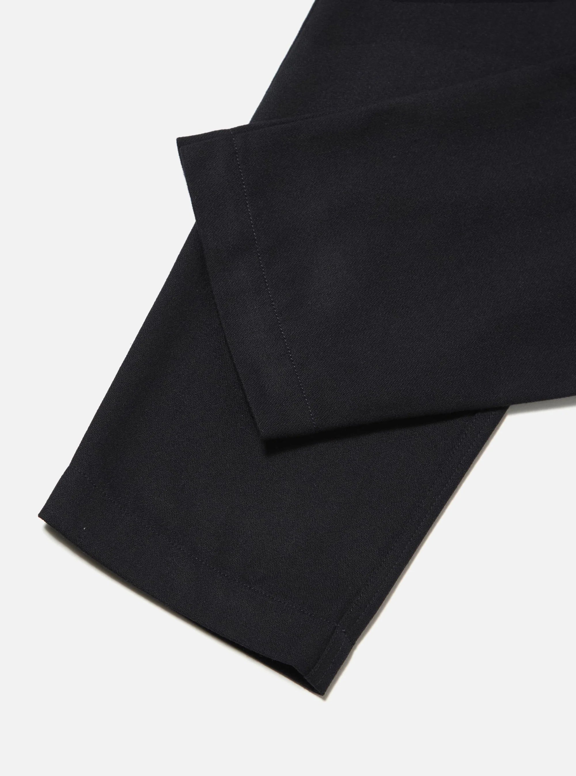 Upcycled Italian Tweed Military Chino - Dark Navy
