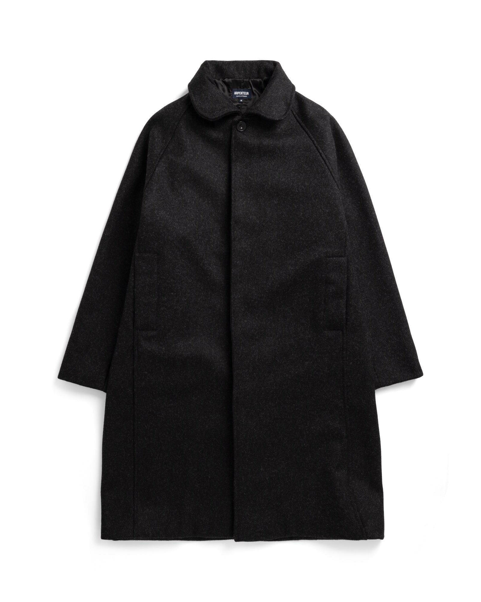 Utile - Melton Wool Coat - Charcoal