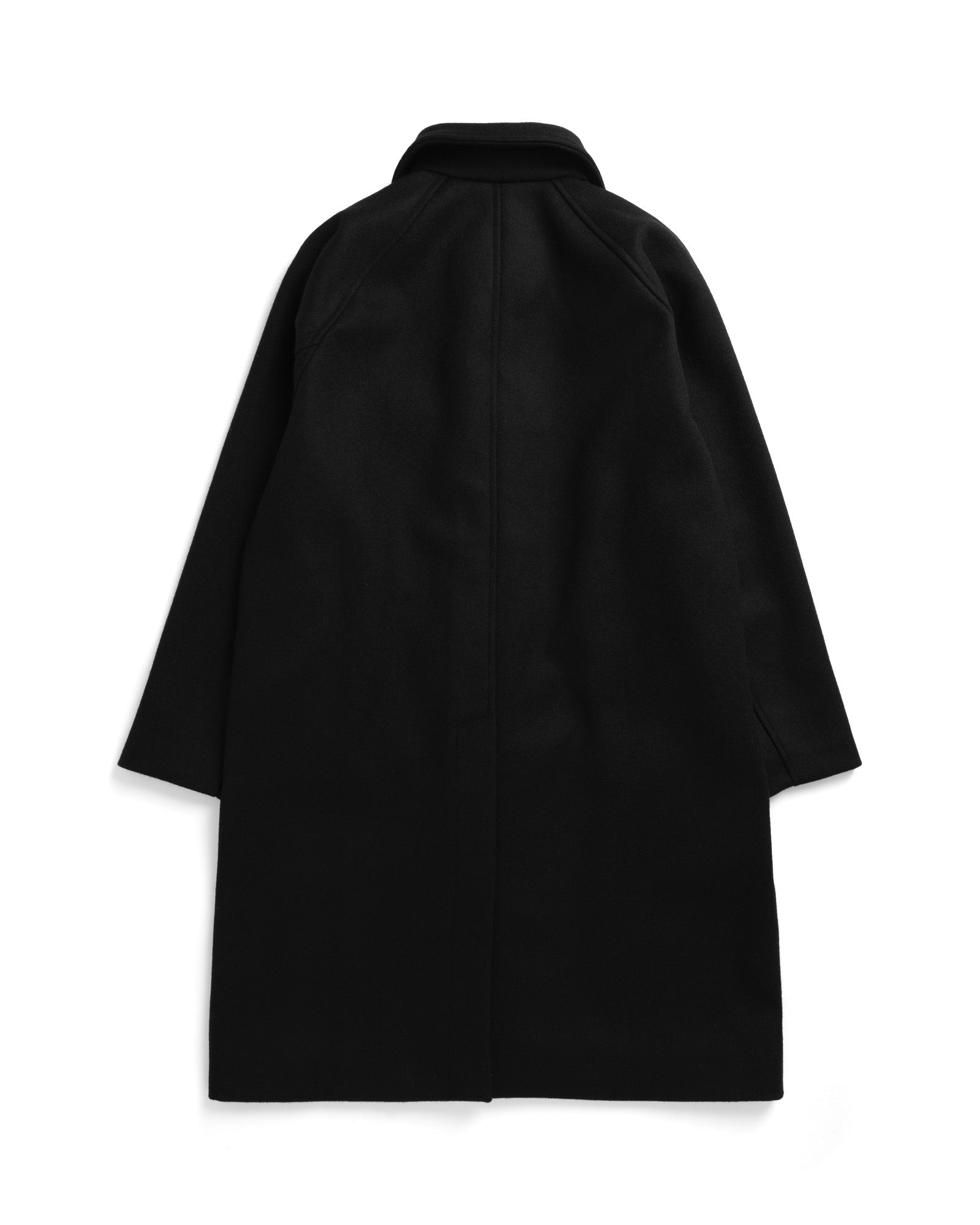 Utile - Melton Wool Coat - Black