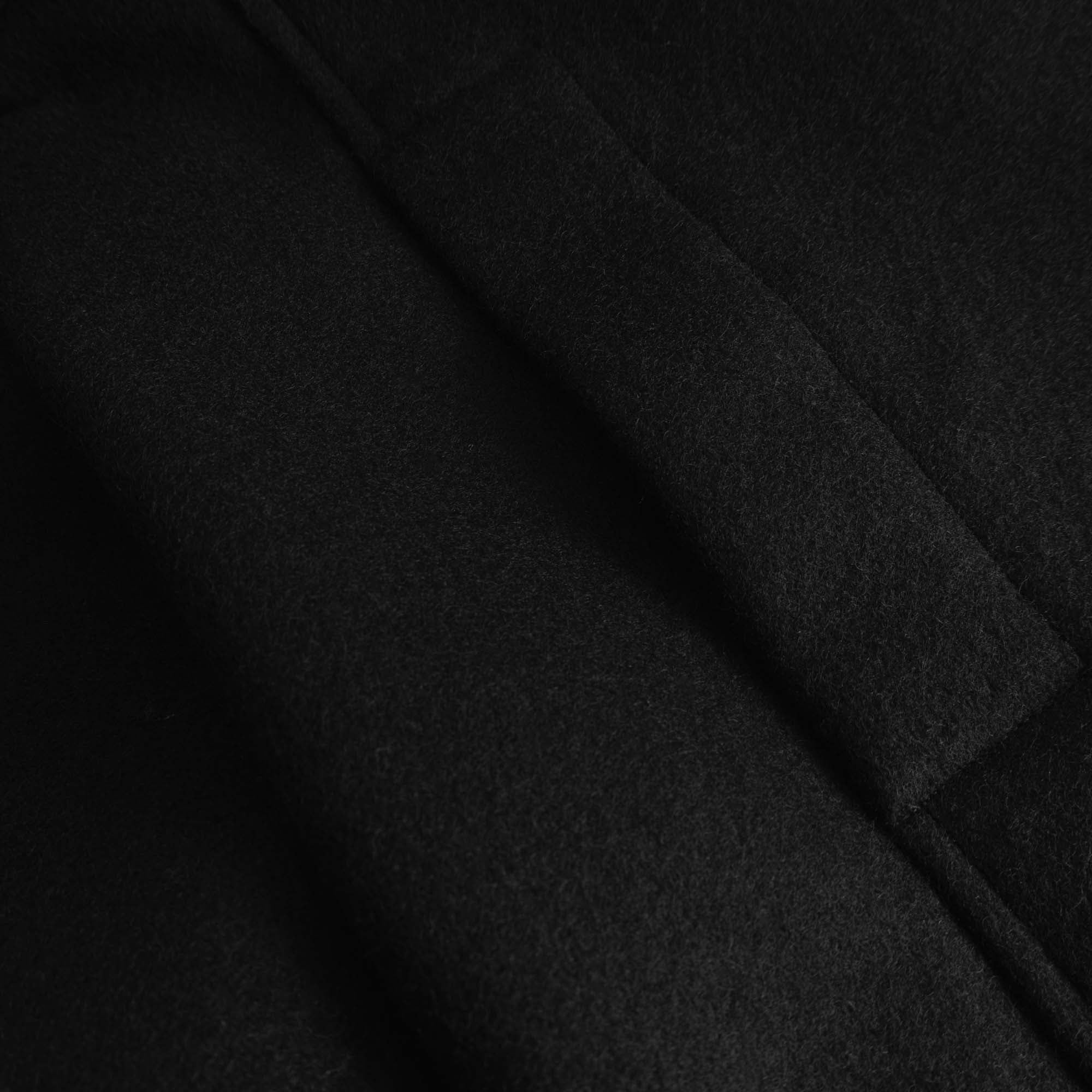 Utile - Melton Wool Coat - Black