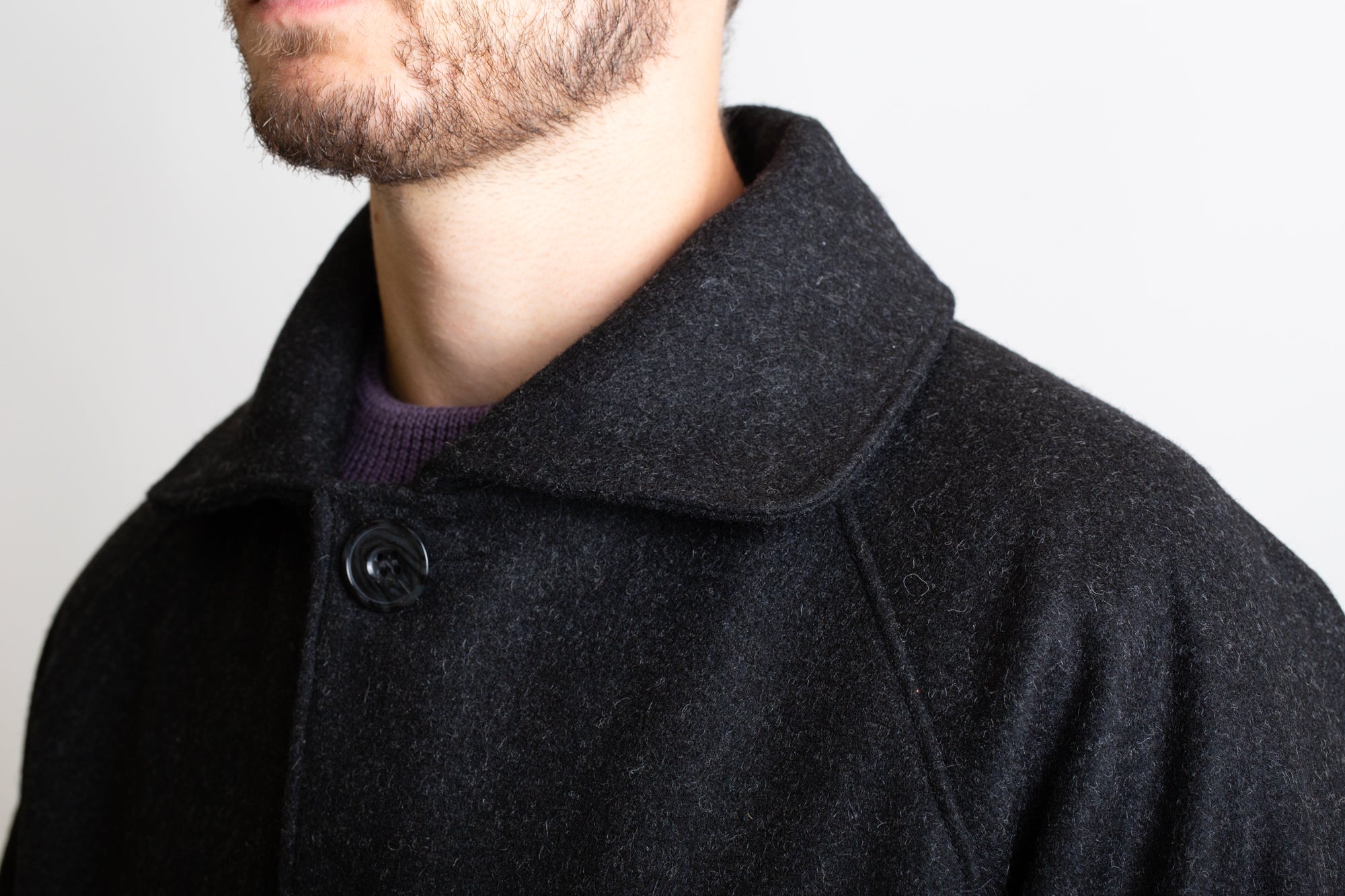 Utile Wool Melton - Charcoal