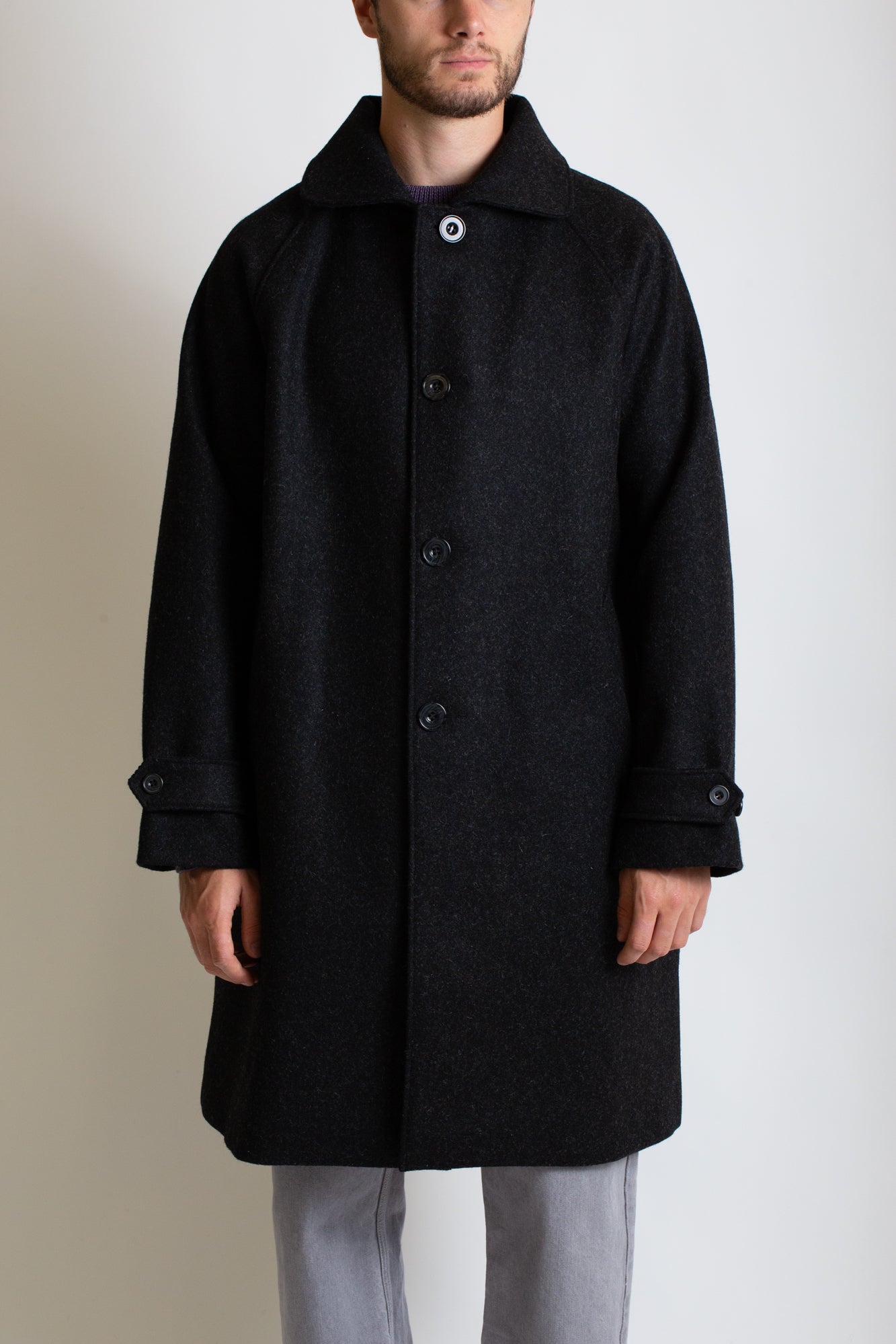 Utile Wool Melton - Charcoal