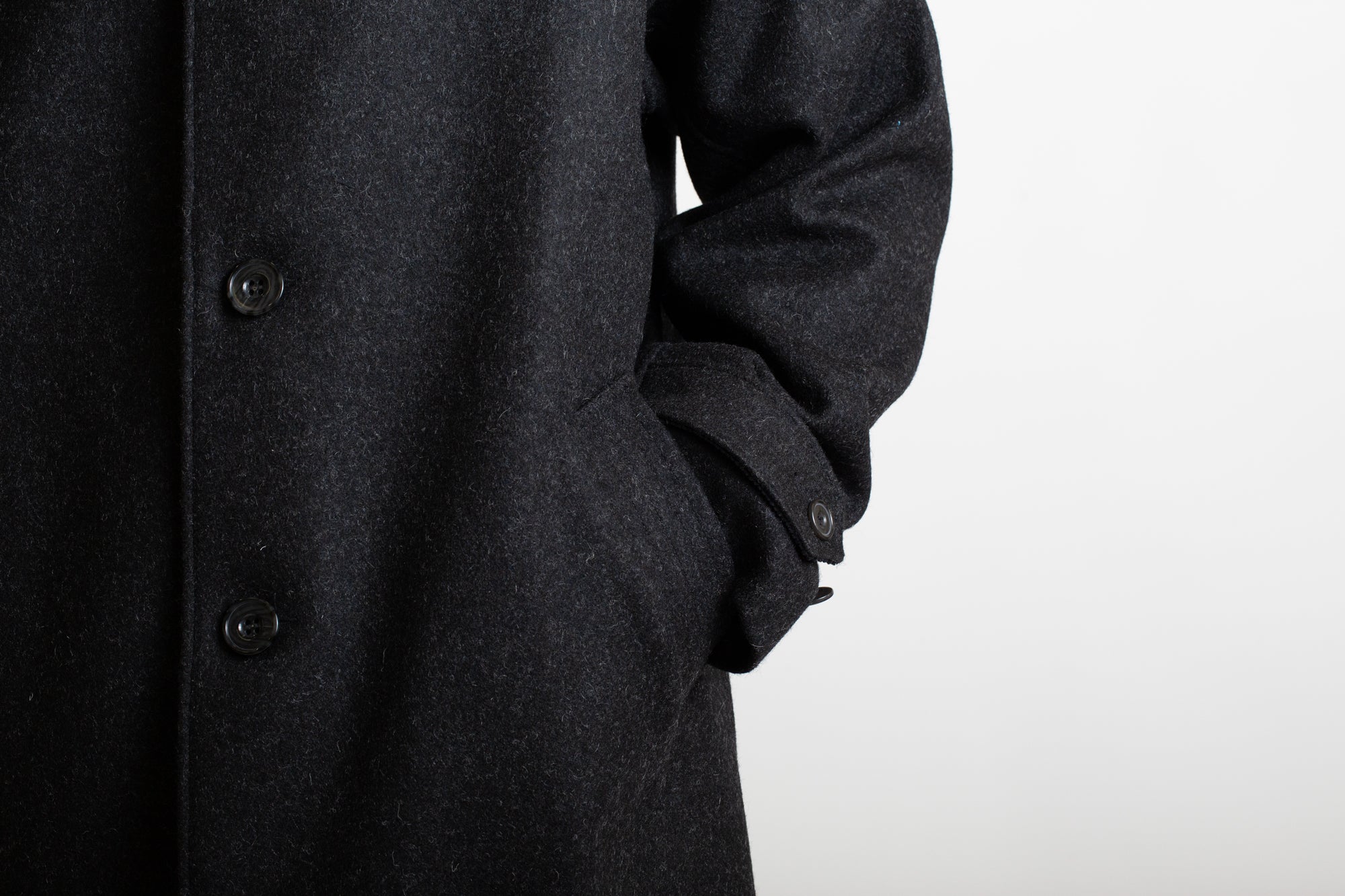 Utile Wool Melton - Charcoal