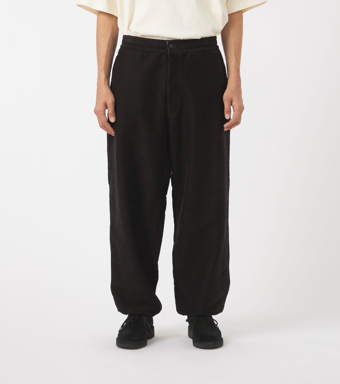 Velveteen Deck Pants - Black