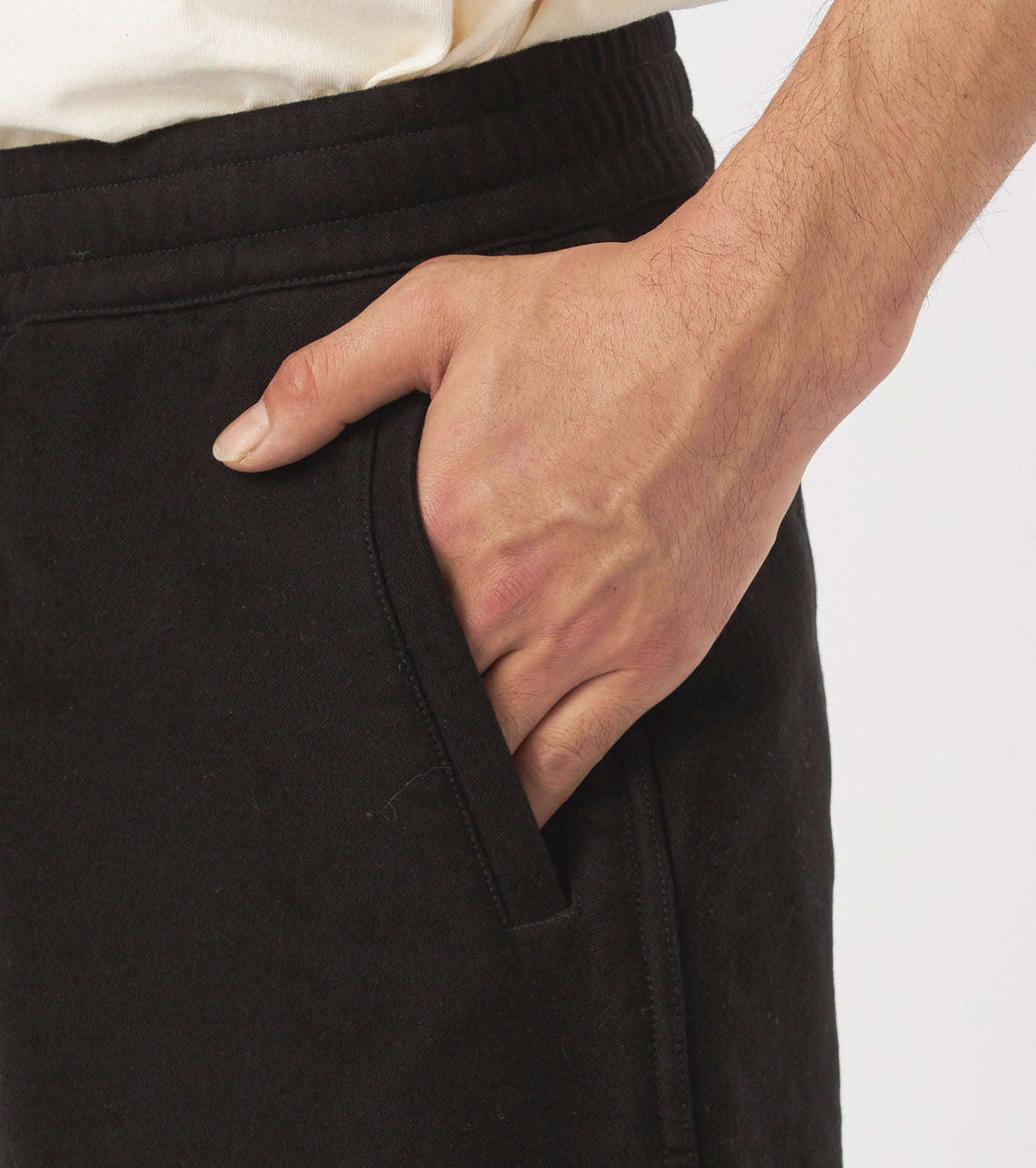Velveteen Deck Pants - Black