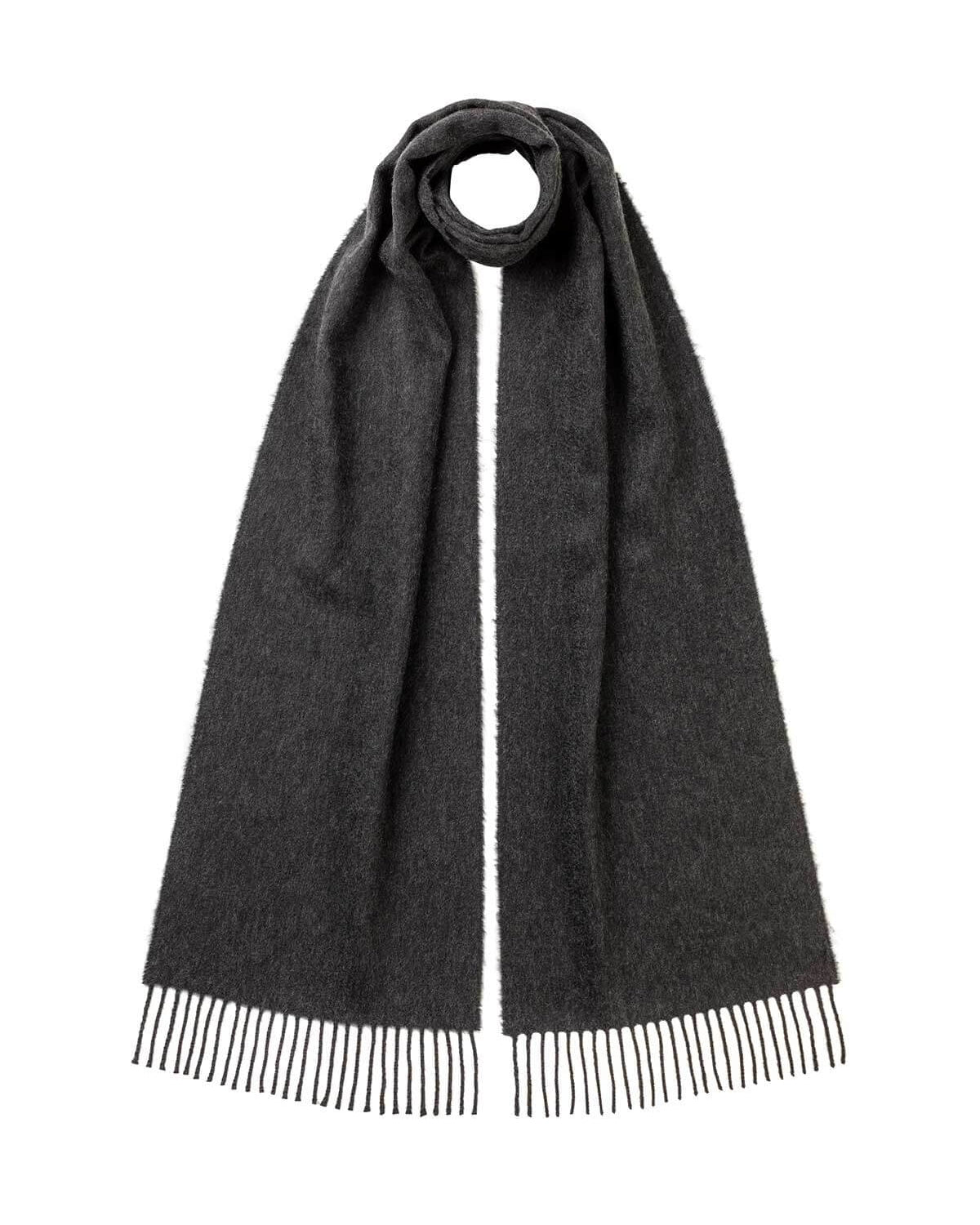 Cashmere Scarf - Charcoal