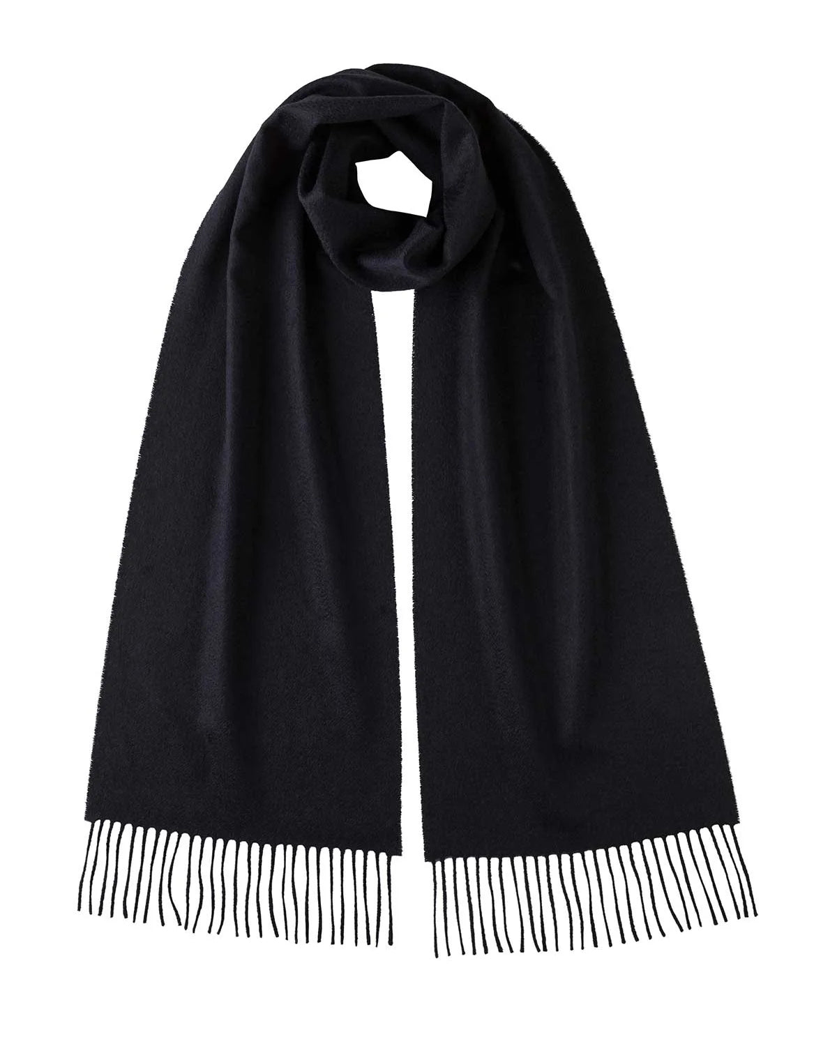 Cashmere Scarf - Navy
