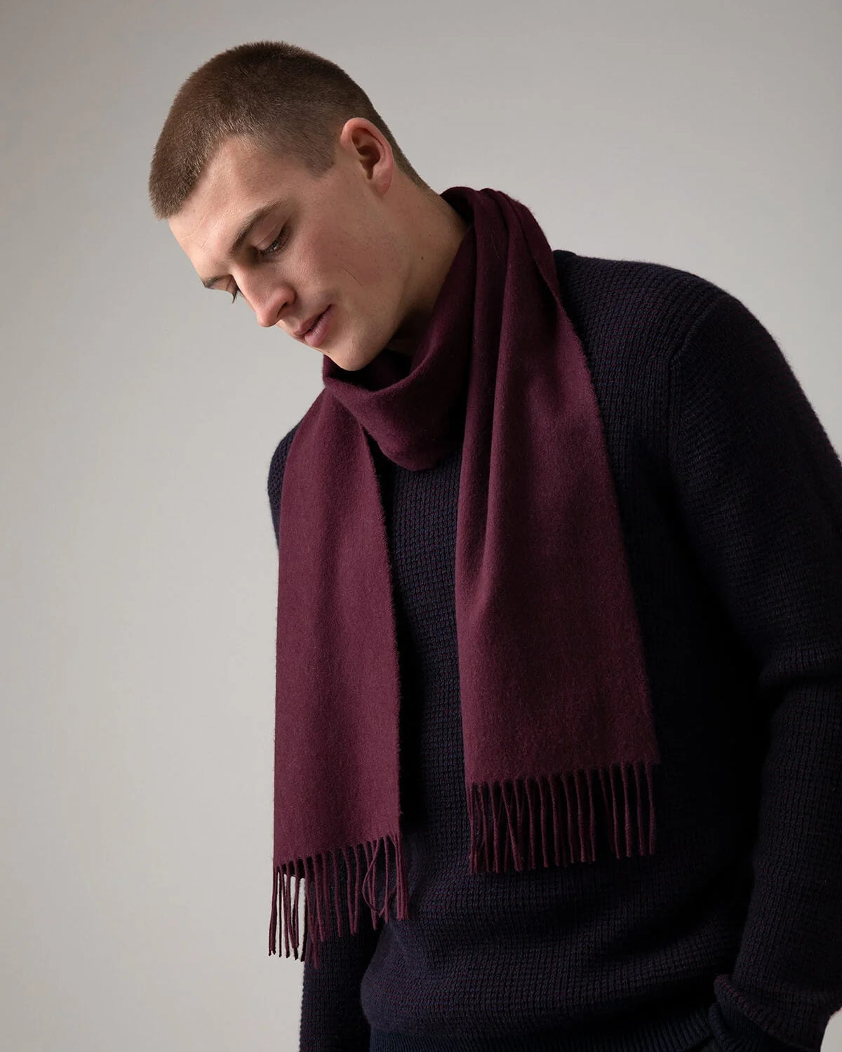 Cashmere Scarf - Bramble