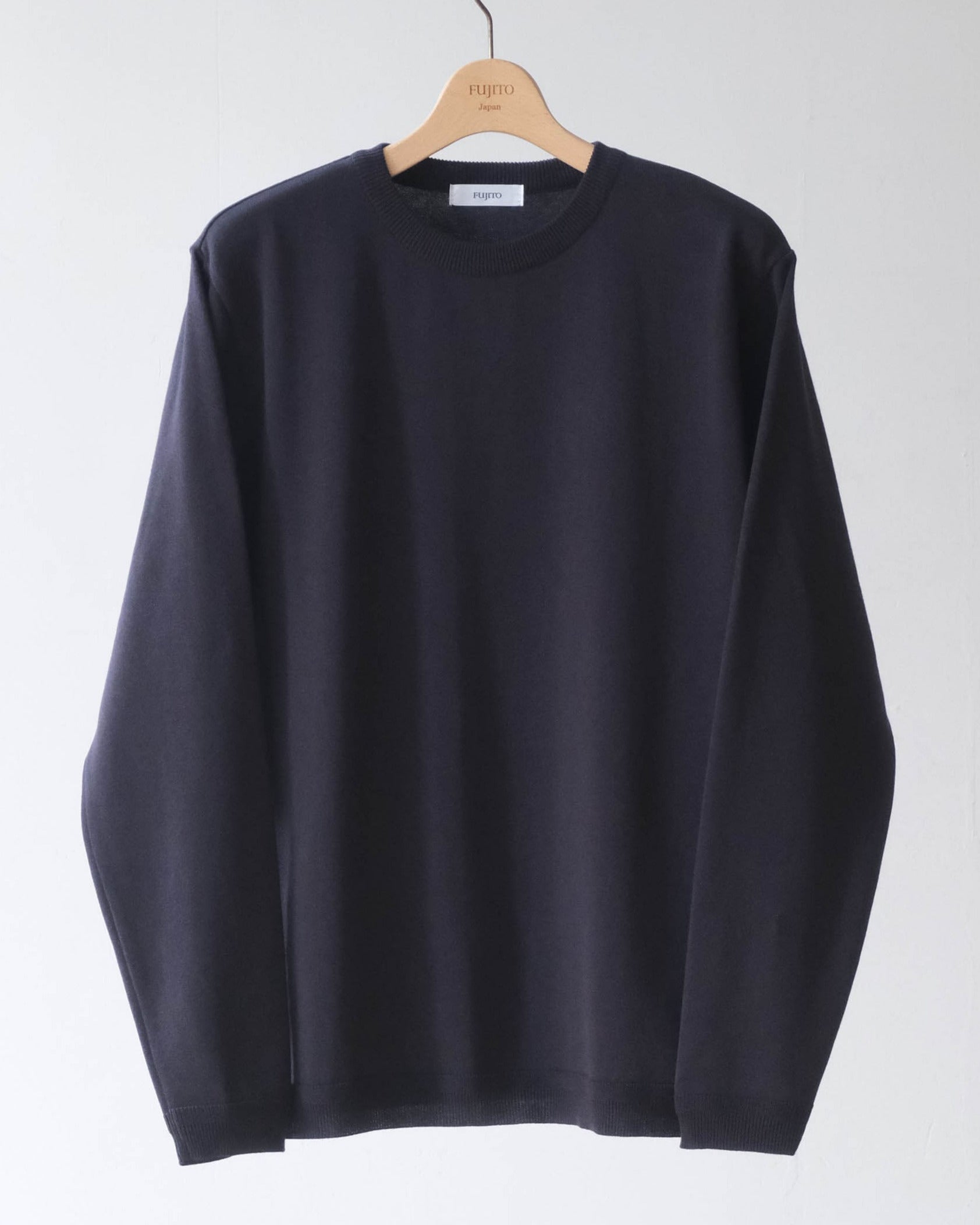 L/S Knit T-Shirt - Charcoal