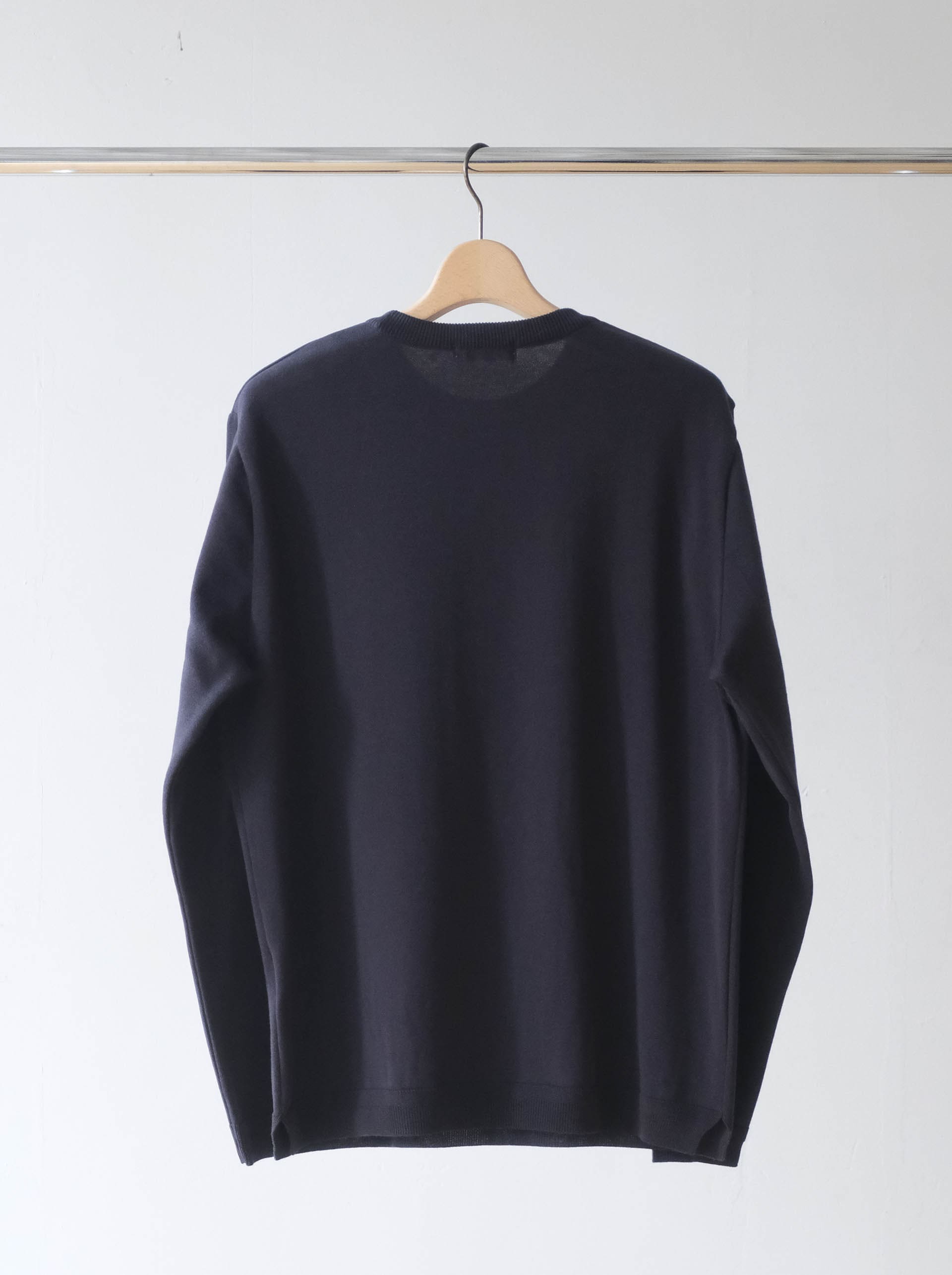 L/S Knit T-Shirt - Charcoal