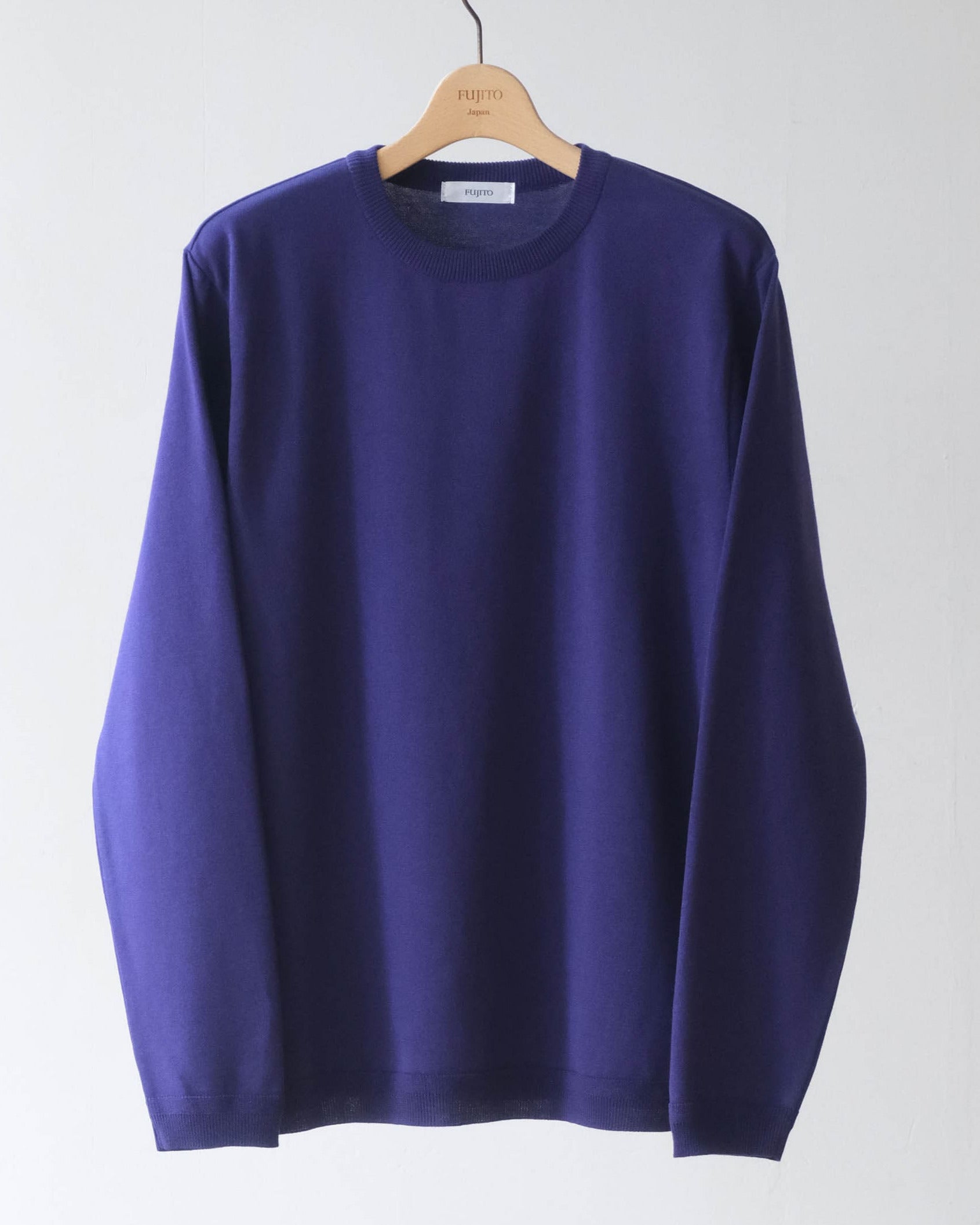L/S Knit T-Shirt - Purple