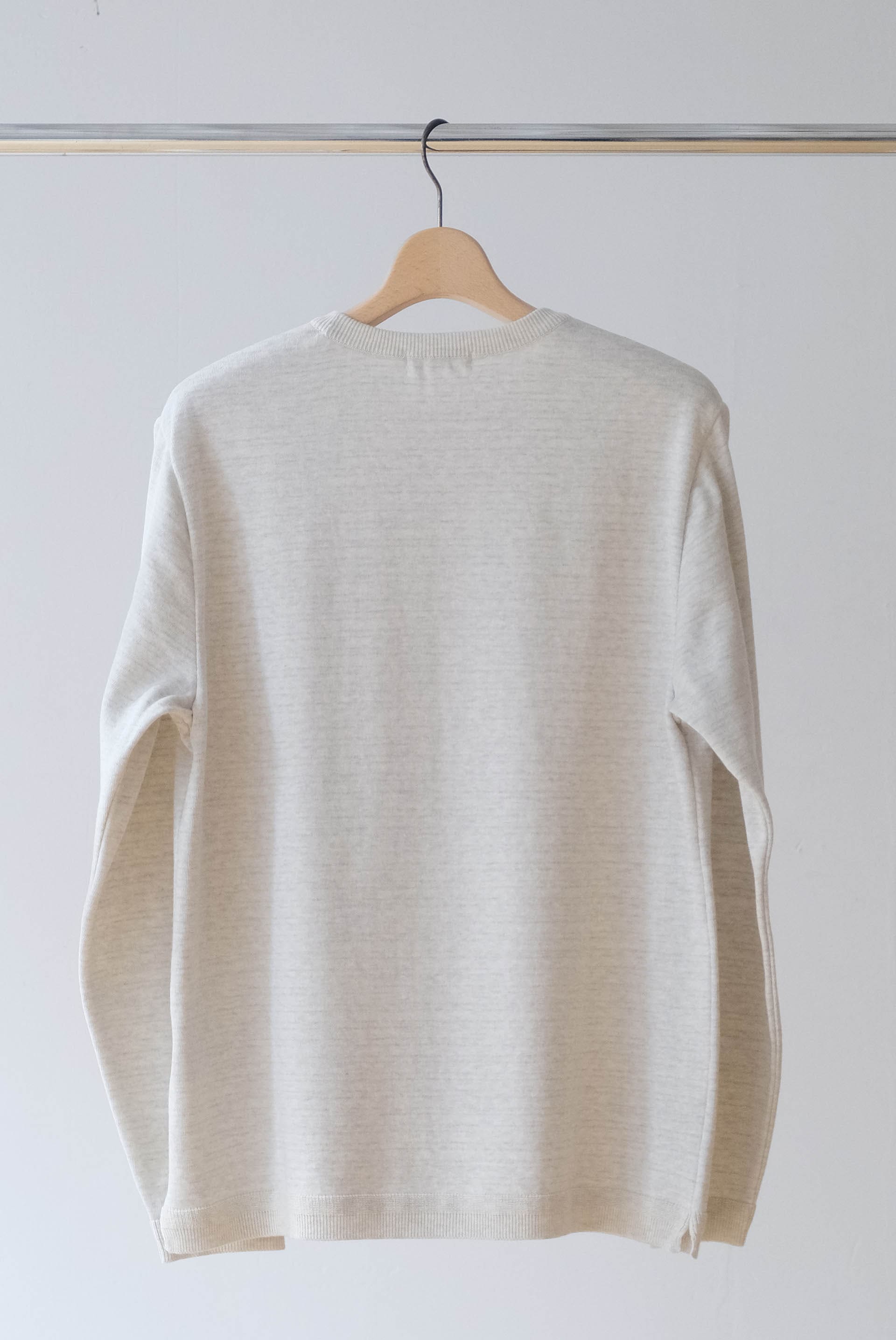 Border Knit T-Shirt - Oatmeal Border