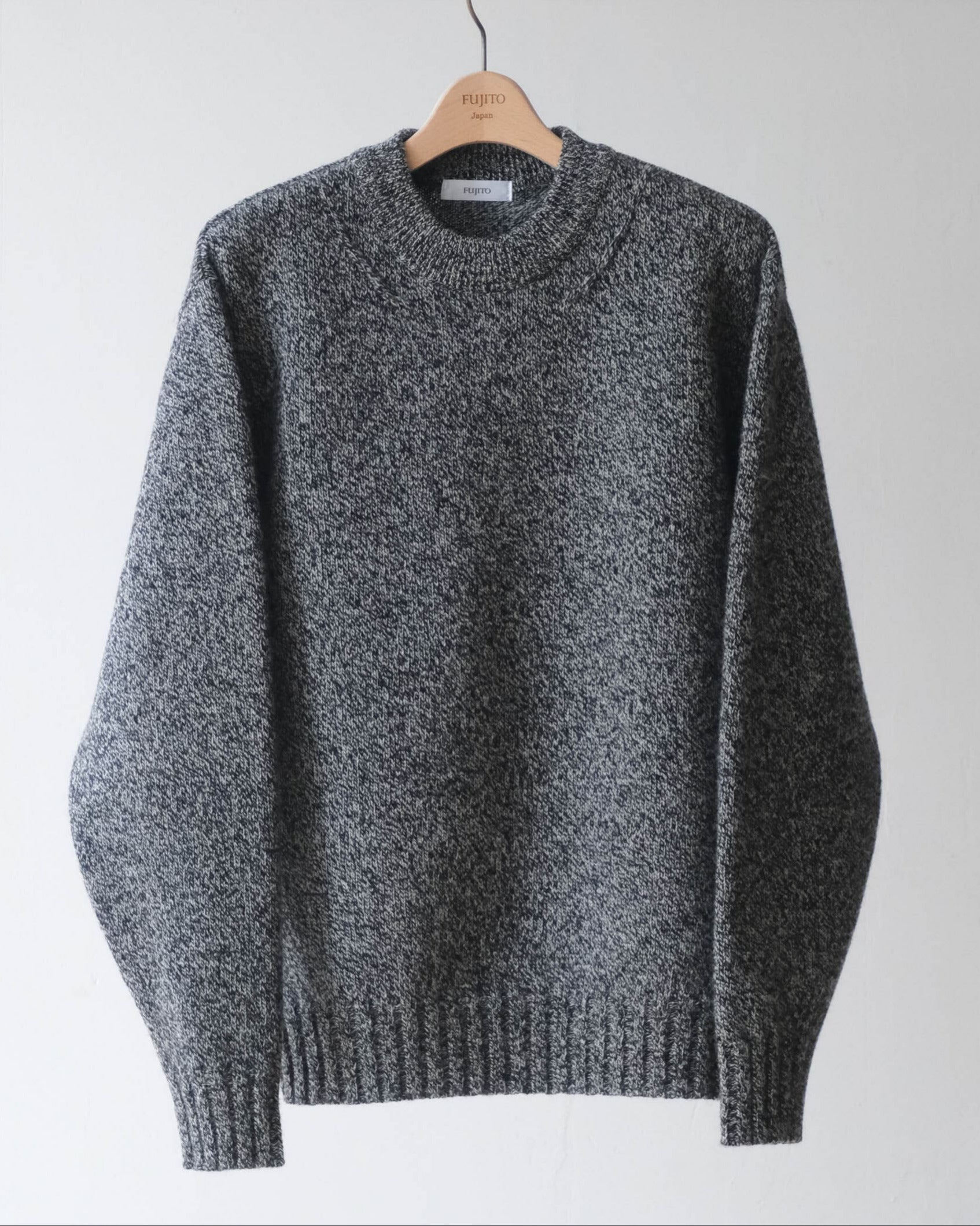 C/N Knit Sweater - Mix Black