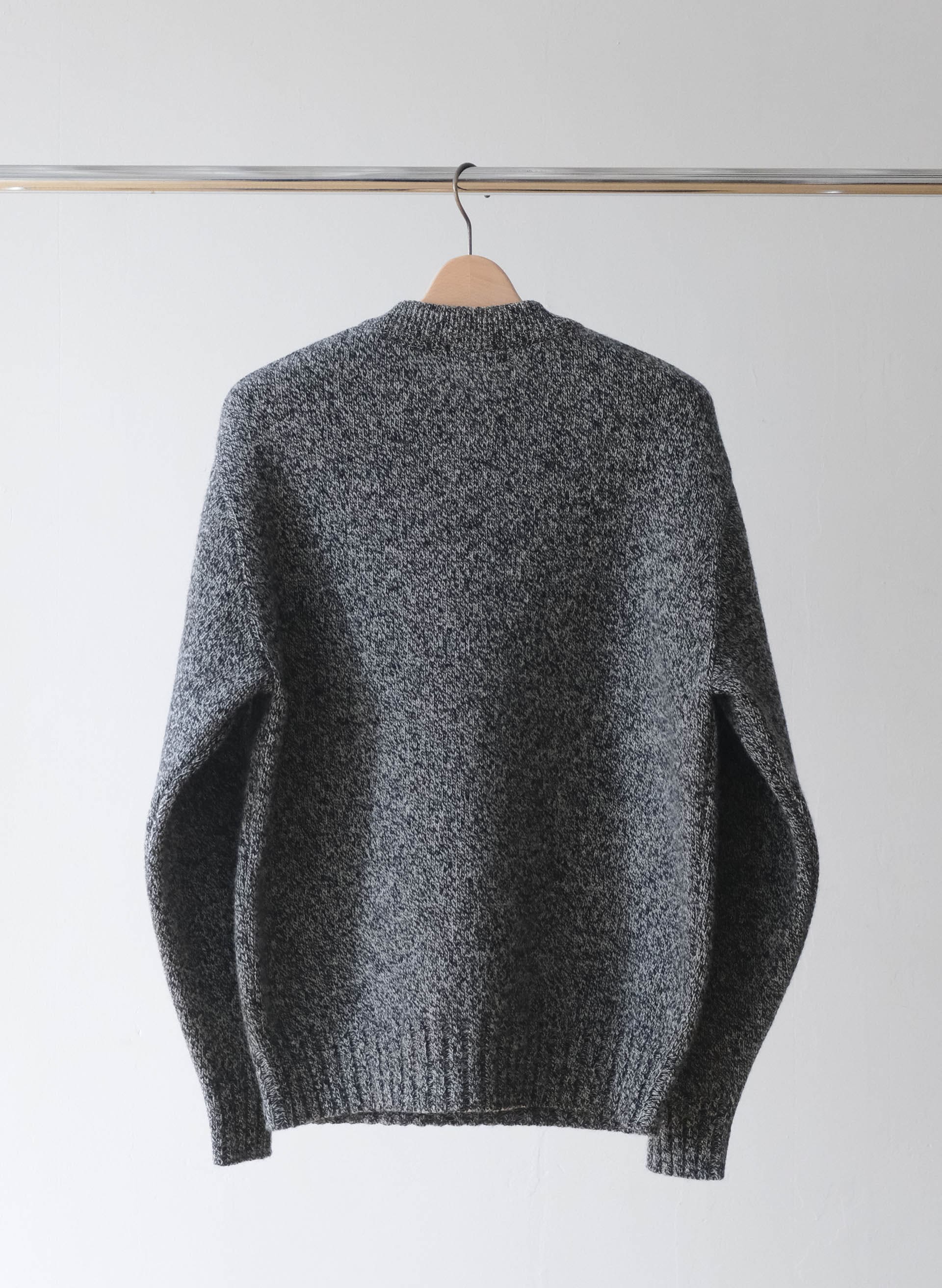 C/N Knit Sweater - Mix Black