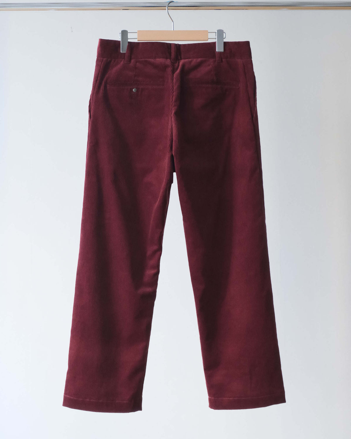 Wide Slacks - Burgundy