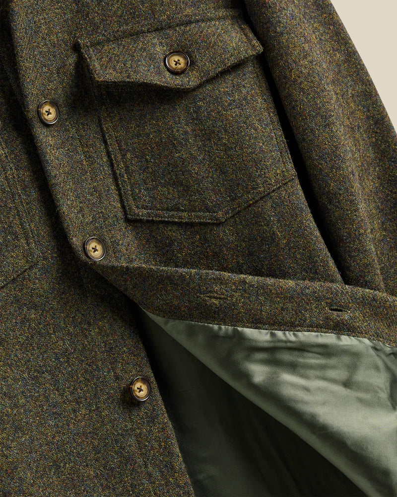 Wool Field Jacket - Forest Green