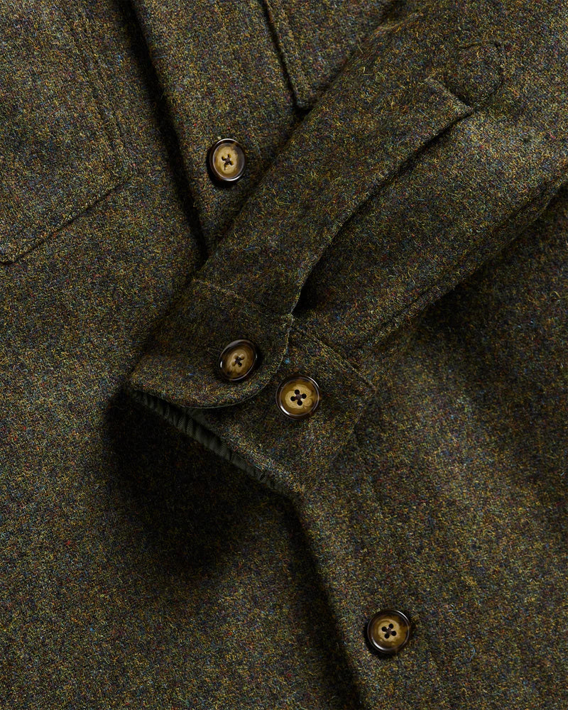 Wool Field Jacket - Forest Green
