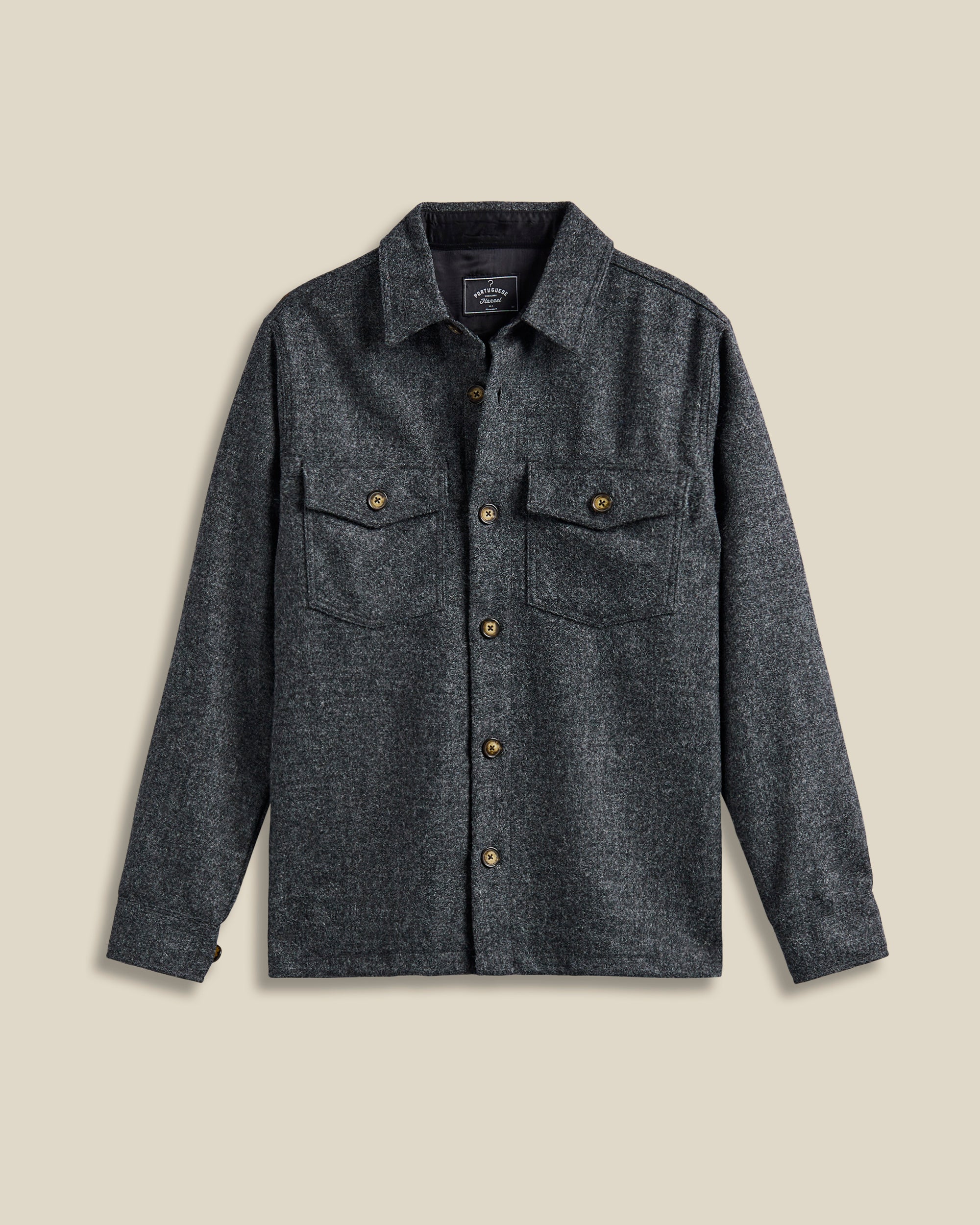 Wool Field Jacket - Grey