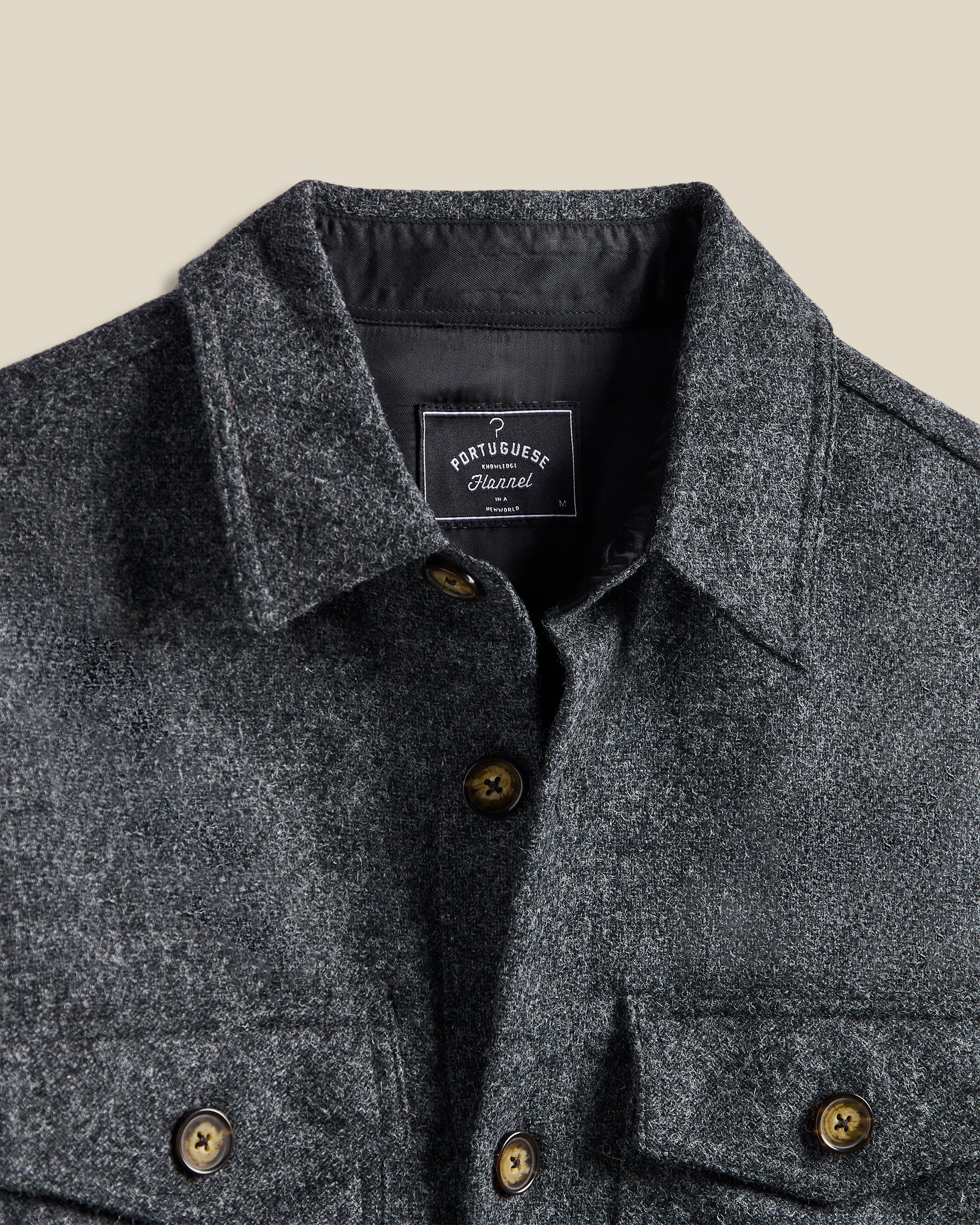 Wool Field Jacket - Grey