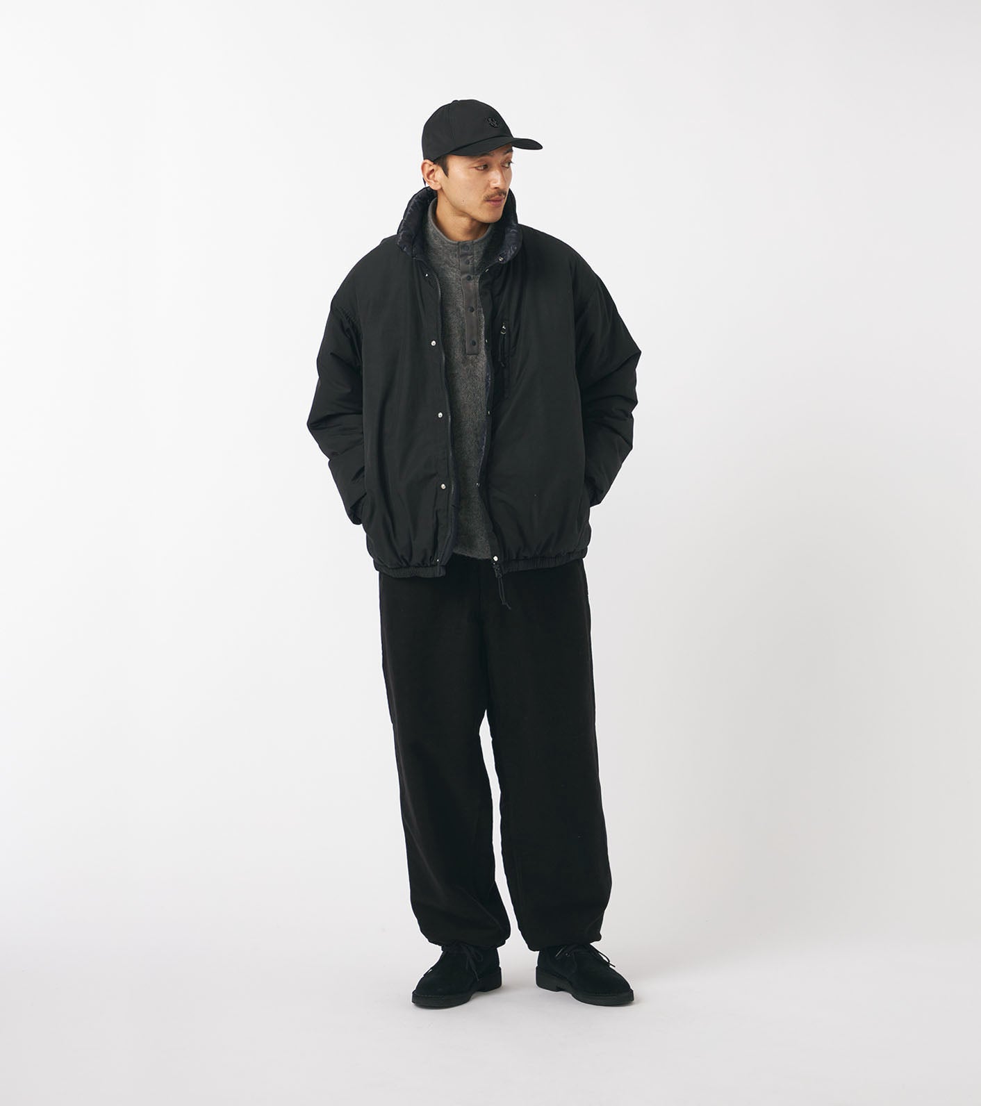 Washed Chino Cap - Black