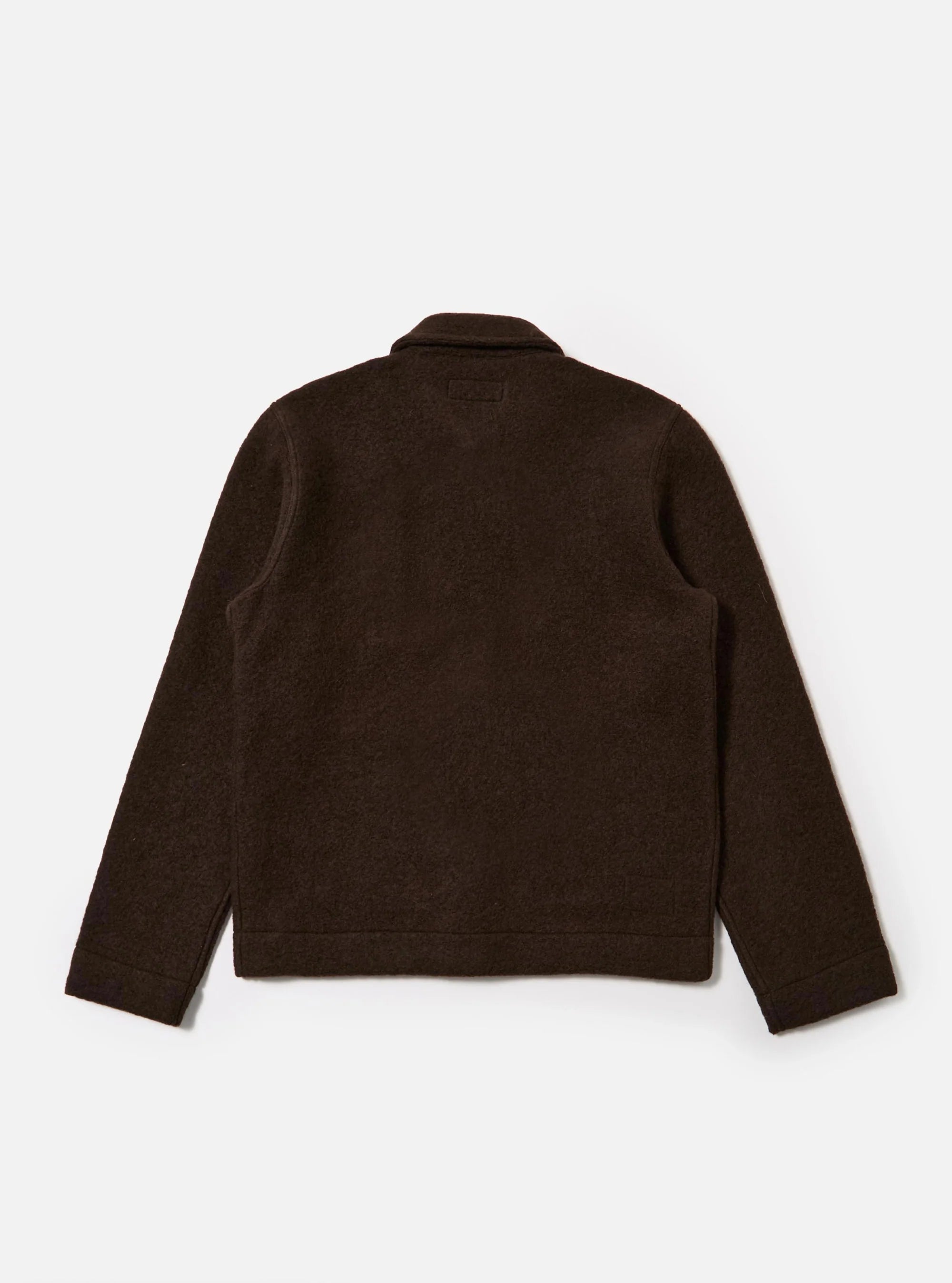 Wool Fleece Uniform Jacket - Brown