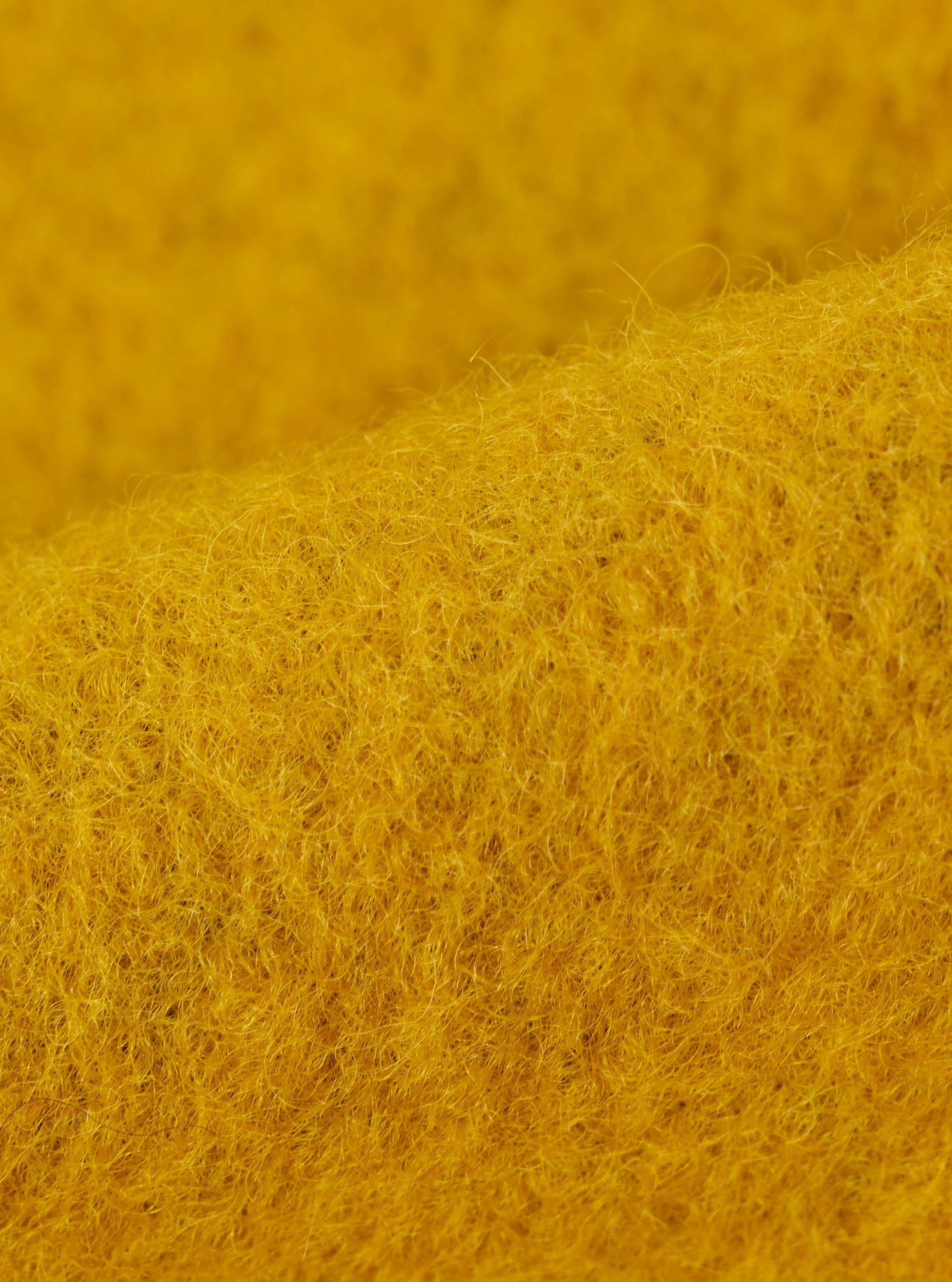 Wool Fleece Zip Waistcoat - Yellow